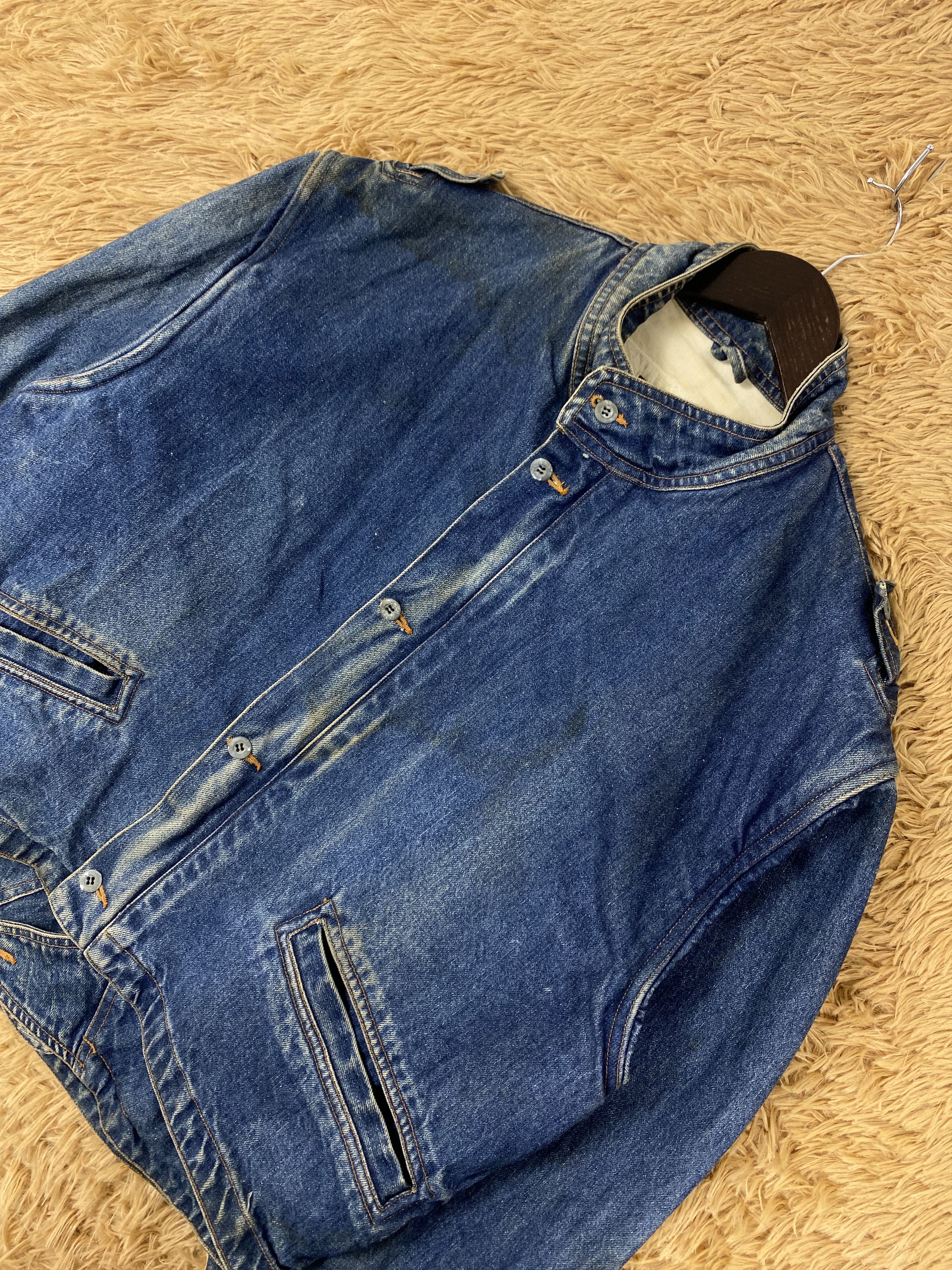 Japanese Brand × Vintage Vintage Potlatch Denim Jacket Size US L / EU 52-54 / 3 - 2 Thumbnail