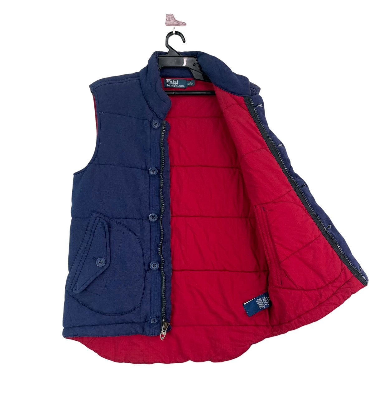 Polo Ralph Lauren × Vintage Rare Polo Ralph Lauren small poly logo down waistcoat jacket Size US S / EU 44-46 / 1 - 3 Thumbnail