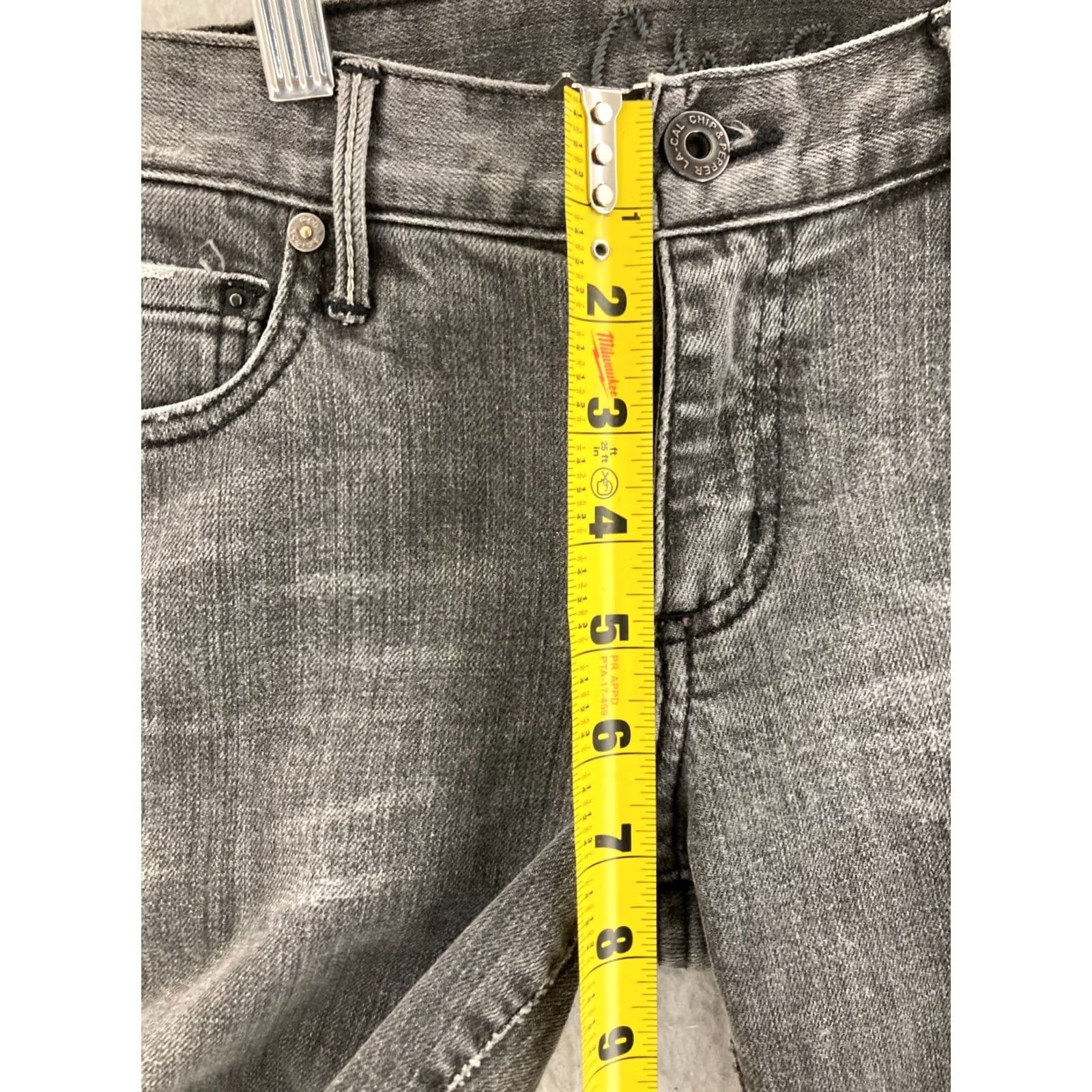 Vintage Chip and Pepper Jeans Womens 27 USA Made Denim 5-Pocket Skinny Low Rise Black Cotton Blend XS? Size 27" / US 4 / IT 40 - 4 Thumbnail