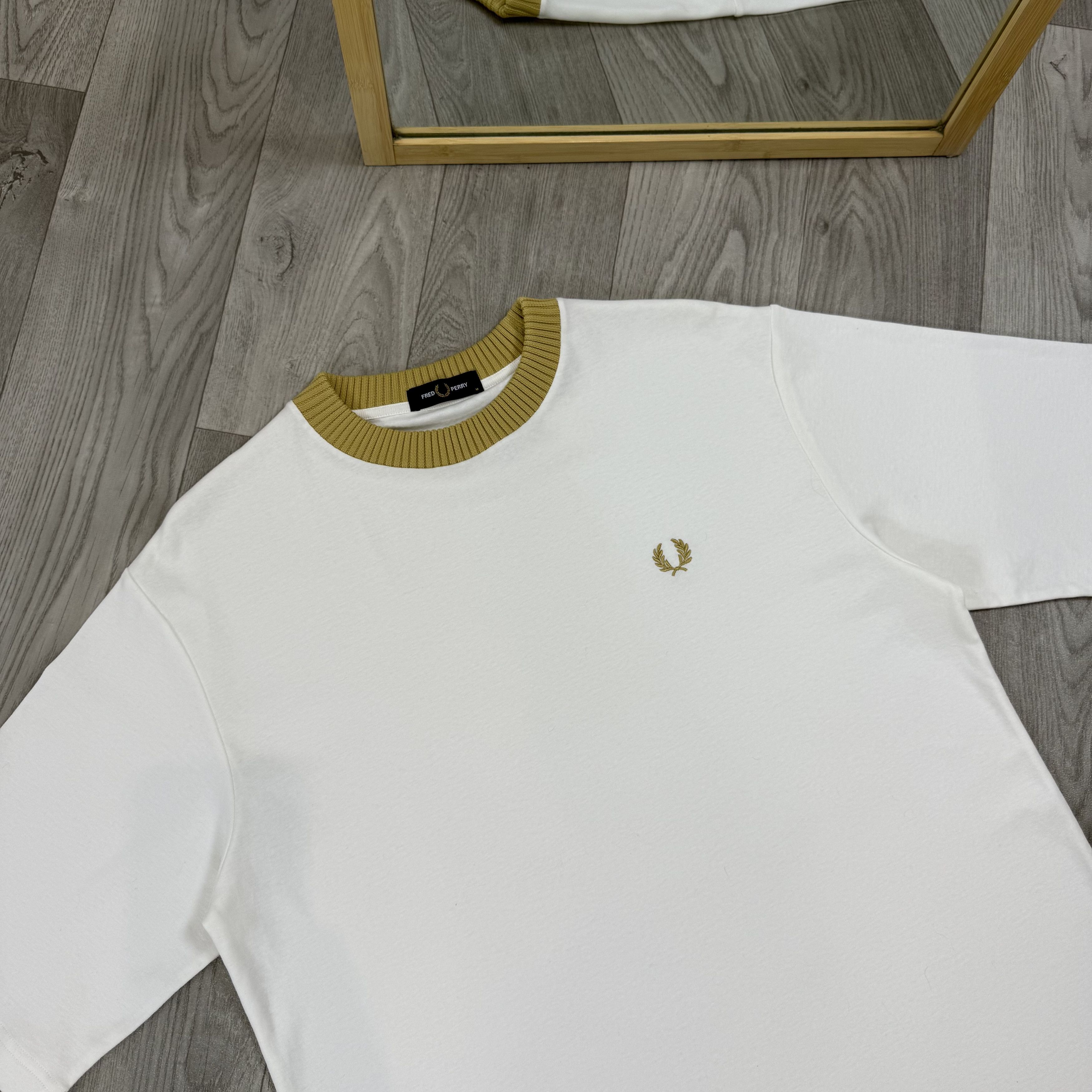 Fred Perry Fred Perry White Tee Shirt Size US M / EU 48-50 / 2 - 6 Thumbnail