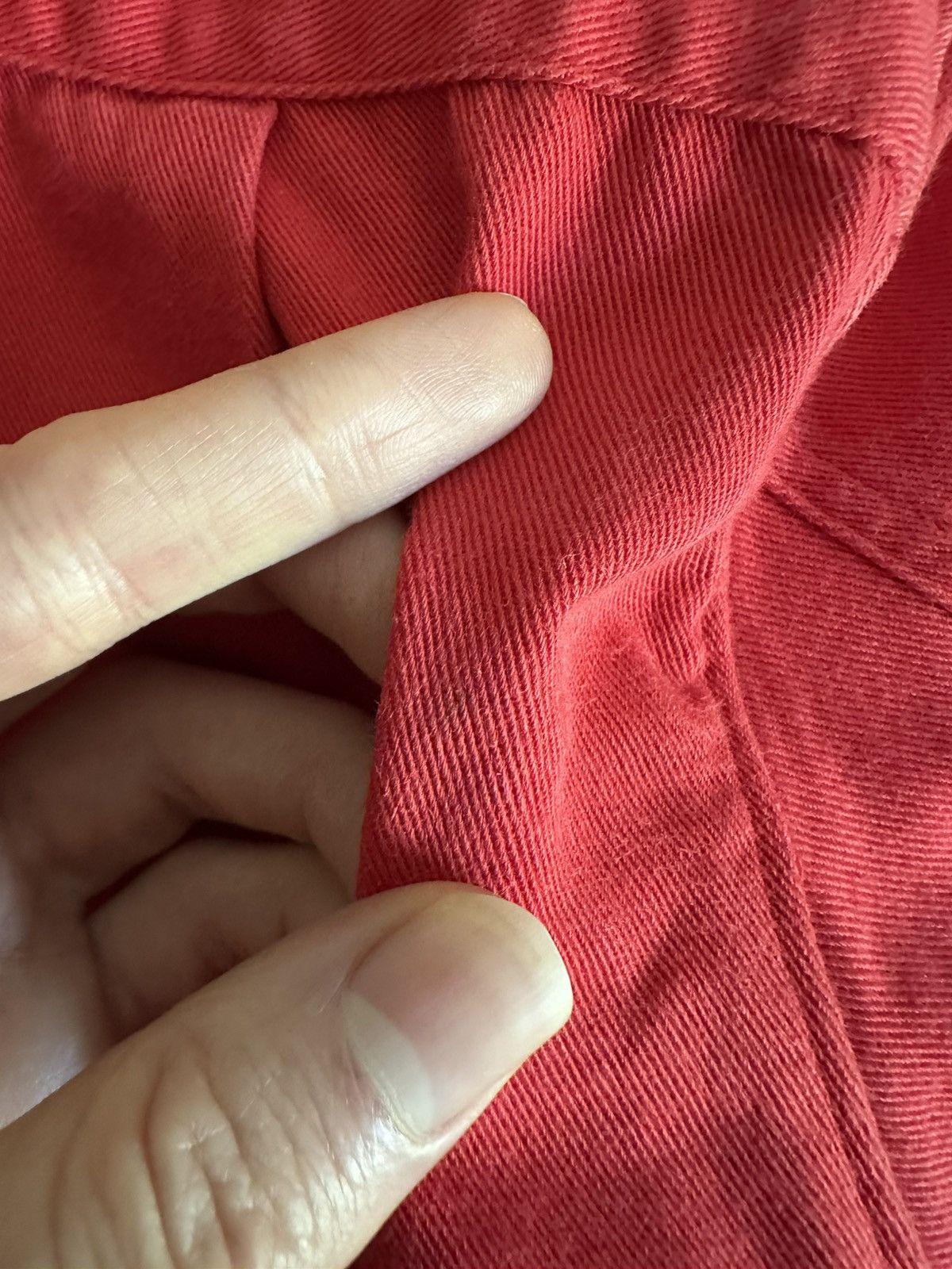 Helmut Lang SS1997 Military Officer’s Shirt in Red Size US M / EU 48-50 / 2 - 18 Thumbnail