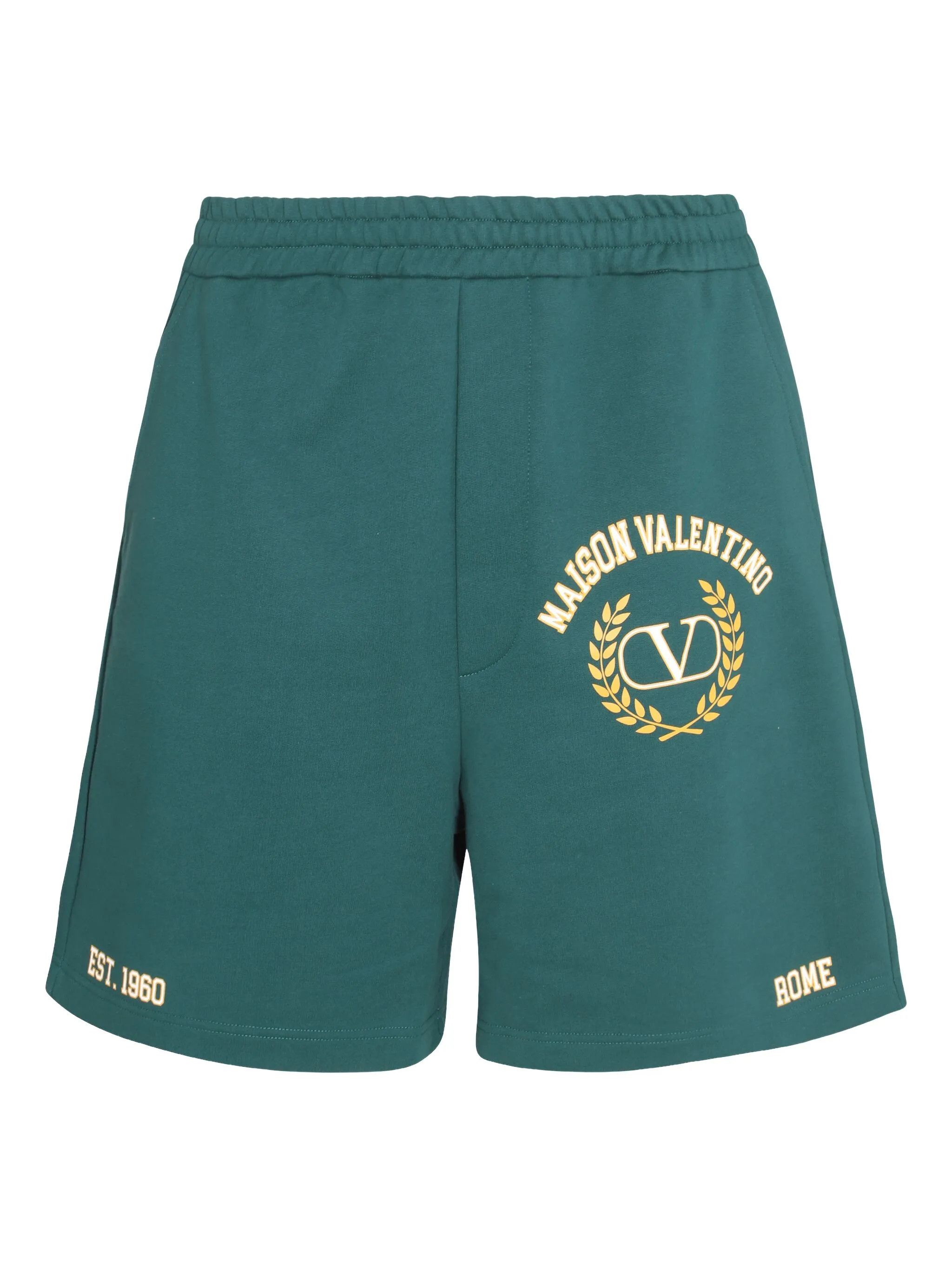 Valentino o1y0525 Logo Short in Emerald Green Size US 32 / EU 48 - 1 Thumbnail