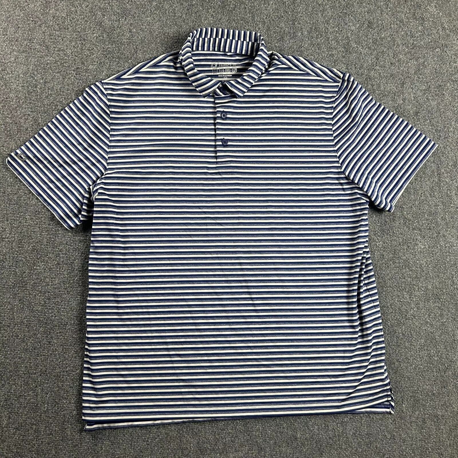 Other IBKUL Polo Shirt Mens XXL Striped Stretch UPF 50+ Quick Dry Size US XXL / EU 58 / 5 - 1 Thumbnail