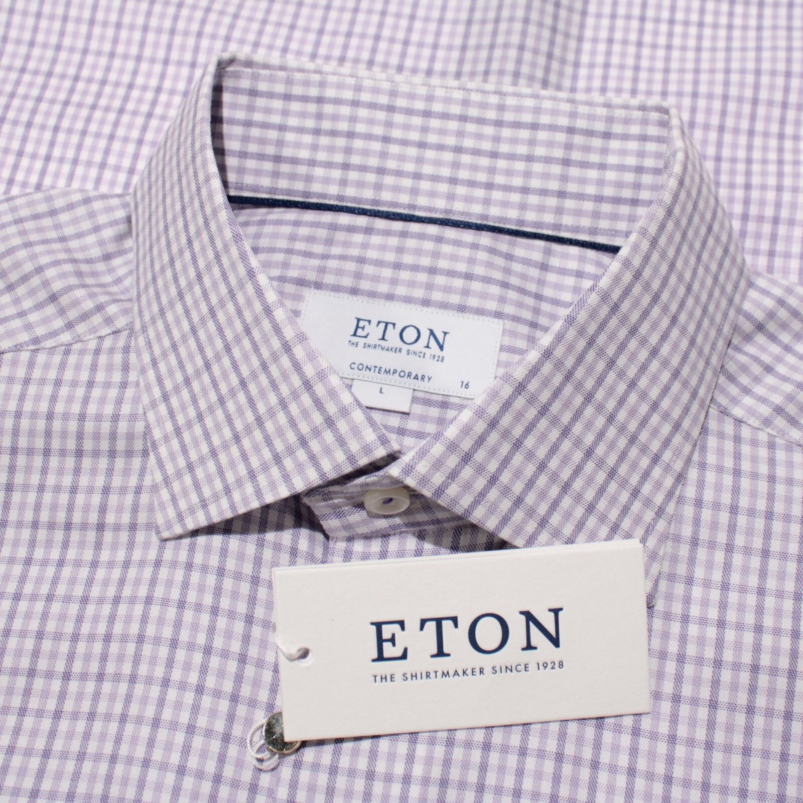 Eton Eton New with tags Shirt Size L US In Purple Size US L / EU 52-54 / 3 - 1 Thumbnail