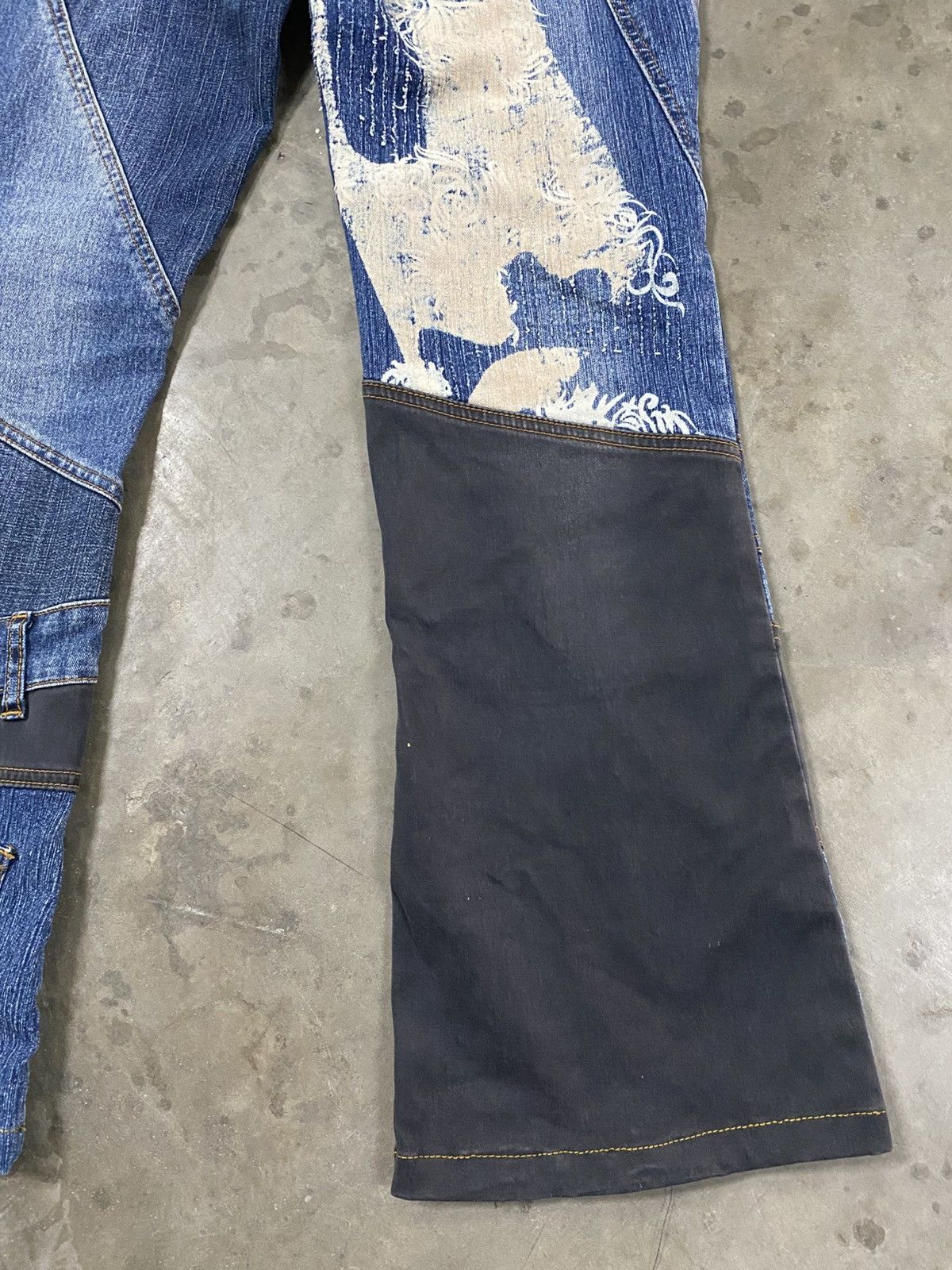 Hysteric Glamour × If Six Was Nine × Tornado Mart Flare Jeans Haphazard Jeans Flared Very Rare @265 Size US 28 / EU 44 - 14 Thumbnail