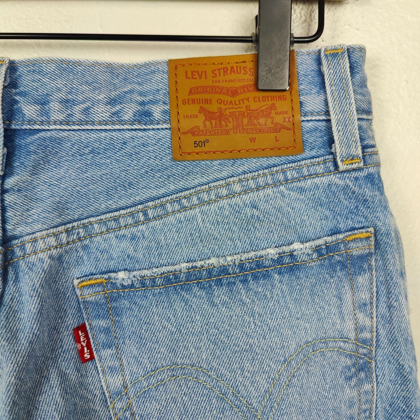 Levi's Levis 501 Jeans Womens 27 Ojai Ring Straight Leg Size 27" / US 4 / IT 40 - 4 Thumbnail