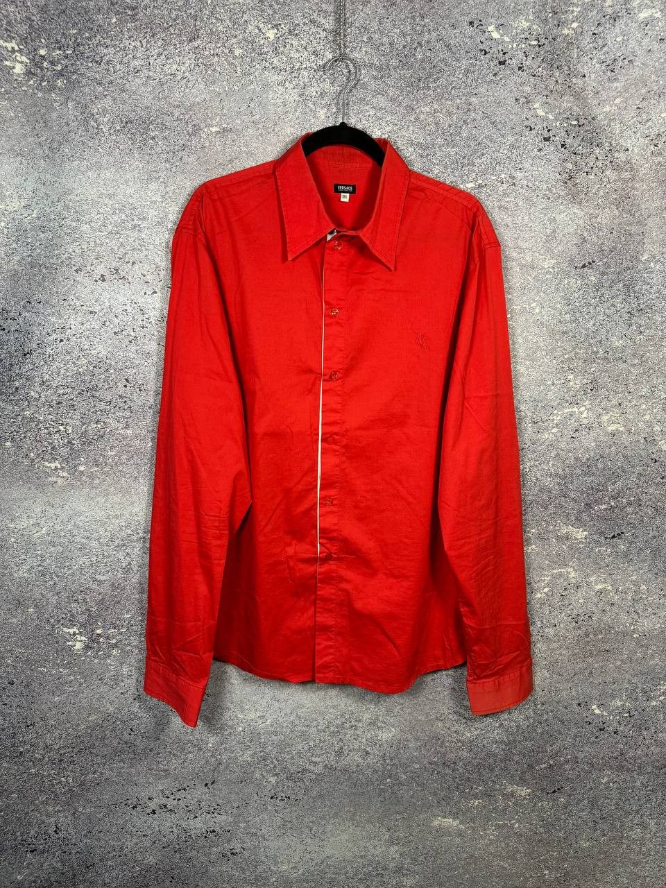 Versace 90's Vintage Versace Classic Red Shirt Button Up 2XL size Size US XXL / EU 58 / 5 - 1 Thumbnail