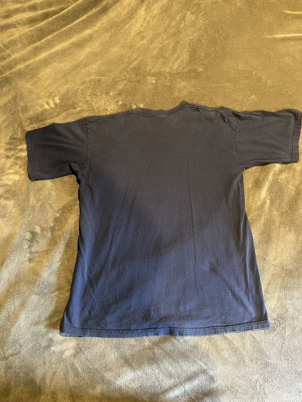 Adidas Vintage Navy Blue Adidas T shirt Size US L / EU 52-54 / 3 - 2 Thumbnail