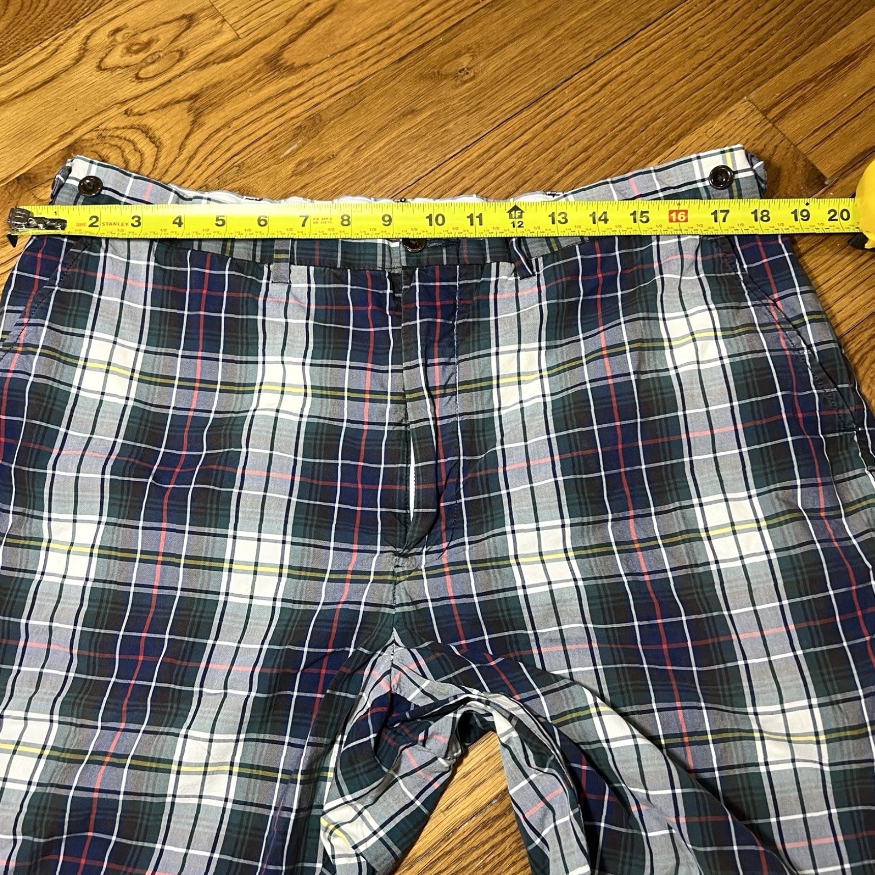 Polo Ralph Lauren VINTAGE Polo Ralph Lauren Tartan Plaid Golf Chino Shorts Mens 38x10 Casual Summer Preppy Size US M / EU 48-50 / 2 - 4 Thumbnail