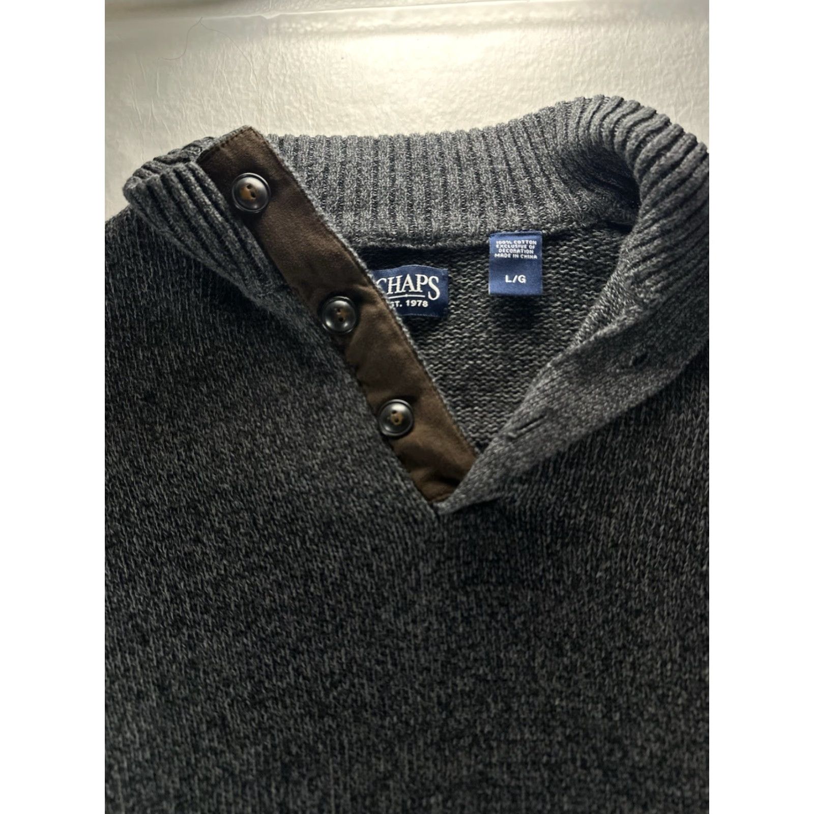 Chaps Chaps Mens Sweater Shirt? Size US S / EU 44-46 / 1 - 5 Thumbnail