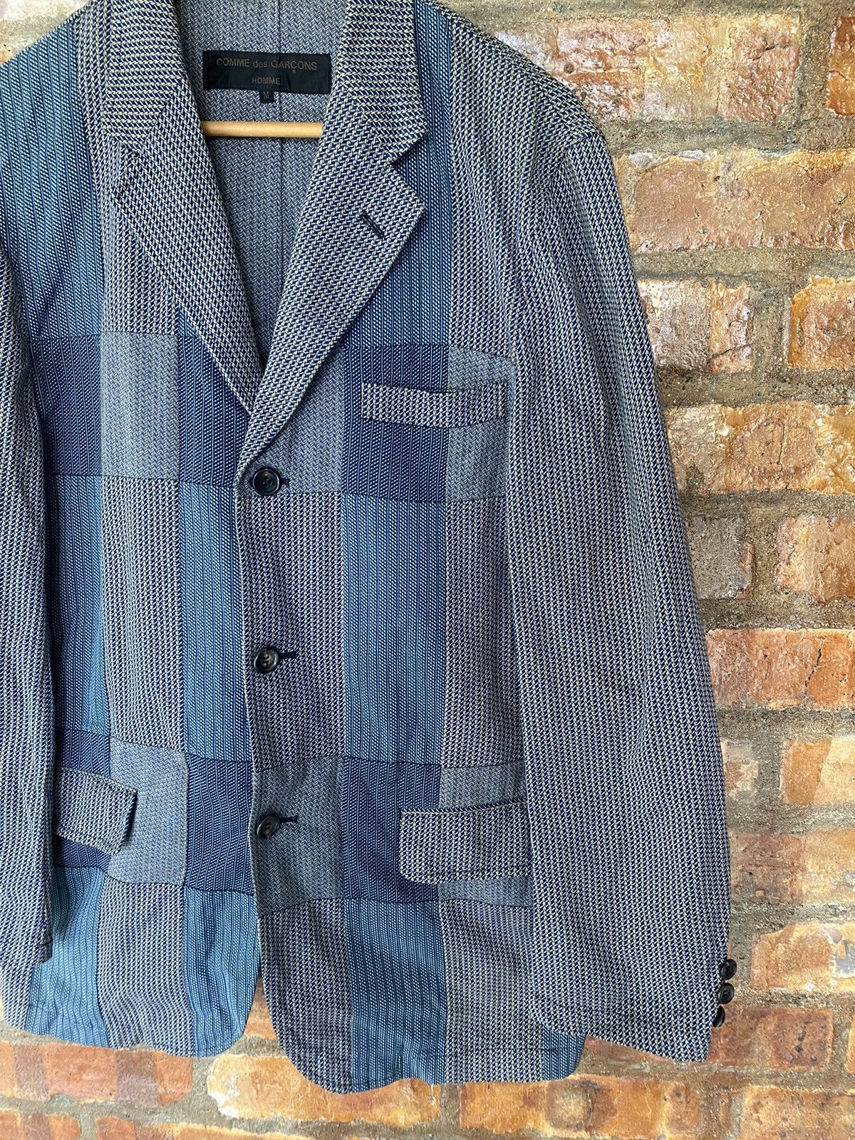 Comme des Garcons Homme AW01 Patchwork embroidered Jacket Size US L / EU 52-54 / 3 - 5 Thumbnail