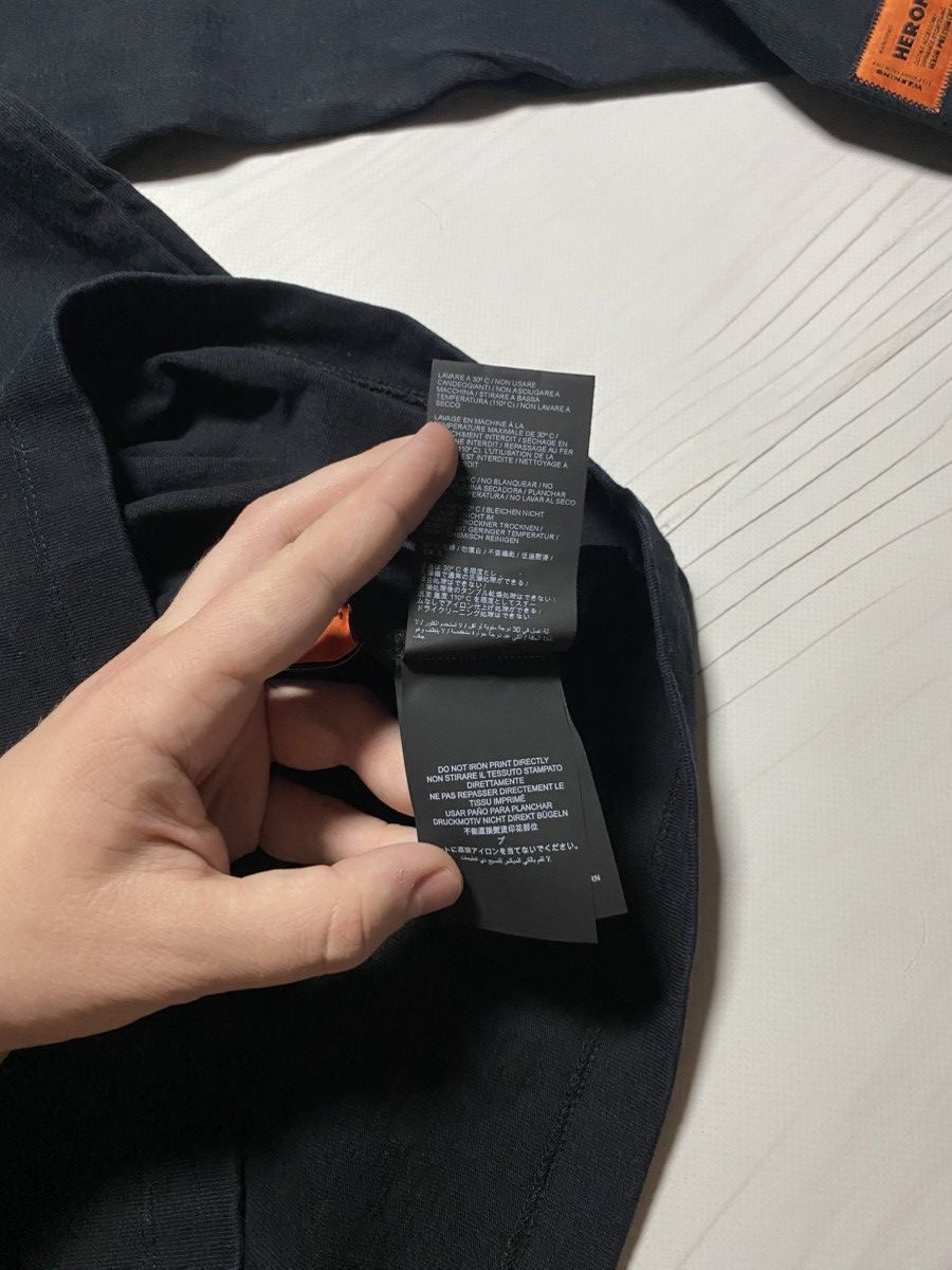 Heron Preston Heron Preston Black Captcha print longsleeve t shirt Size XS / US 0-2 / IT 36-38 - 9 Thumbnail