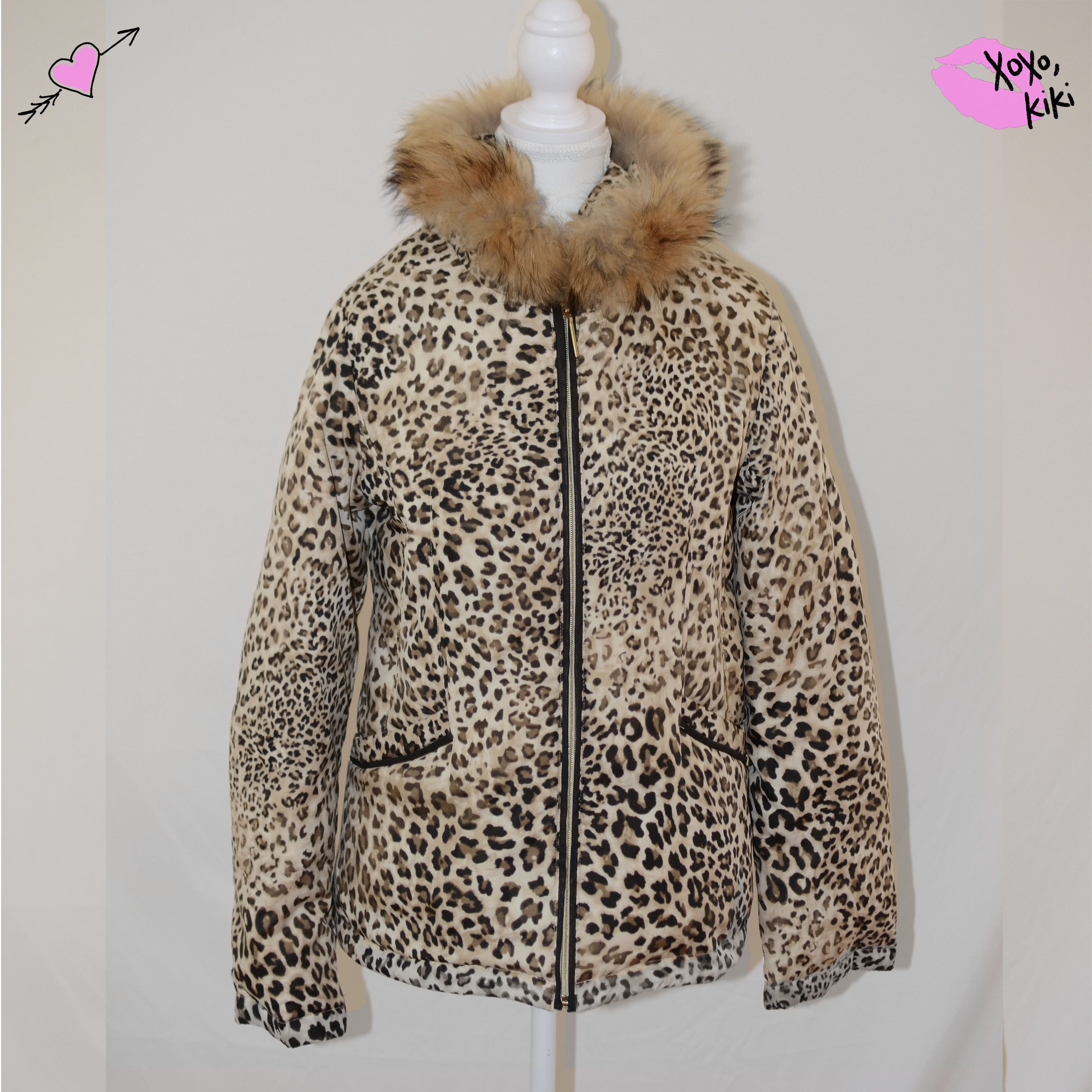 Other LEOPARD PRINT VIA SPIGA FUR TRIM PUFFER Size M / US 6-8 / IT 42-44 - 3 Thumbnail