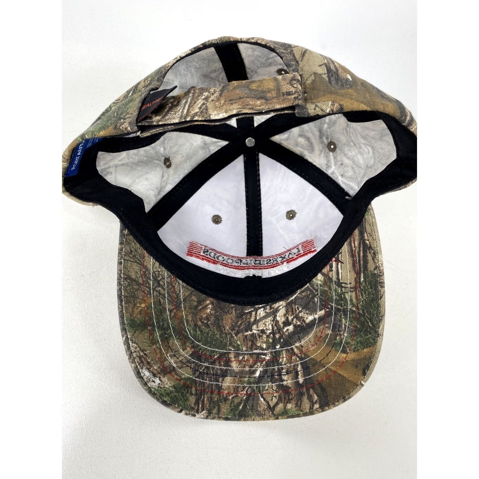 Port Authority Lakeside Foods Poynette WI Realtree Camo Strapback Hat Cap NEW Size ONE SIZE - 6 Thumbnail