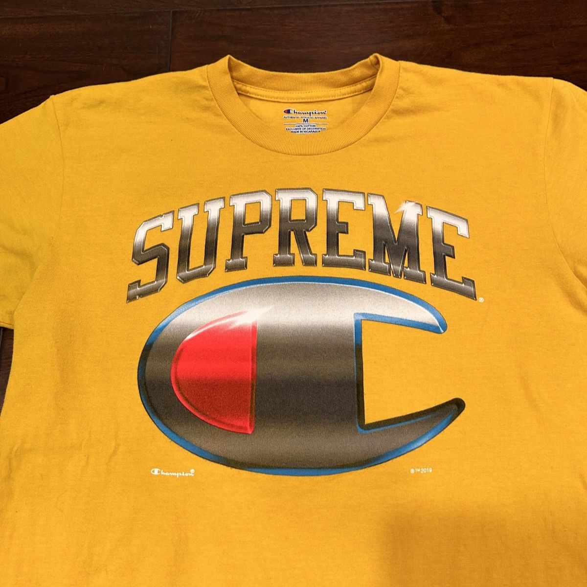Supreme/ Champion Chrome S/s top yellow SS19