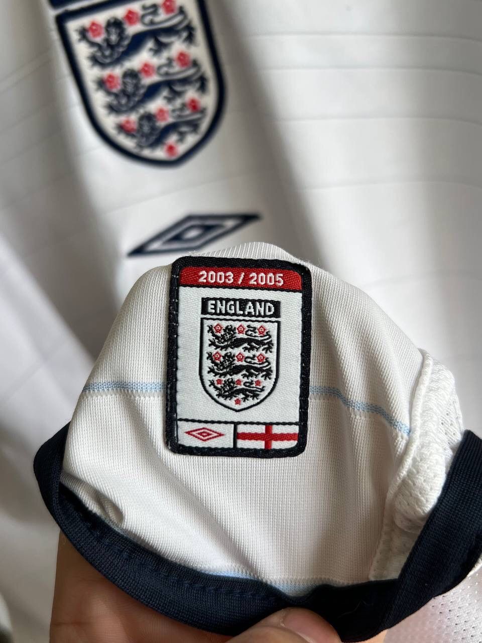 Umbro × Vintage Umbro England 2003 2005 Terry #5 Long Sleeve Jersey Size US L / EU 52-54 / 3 - 13 Thumbnail