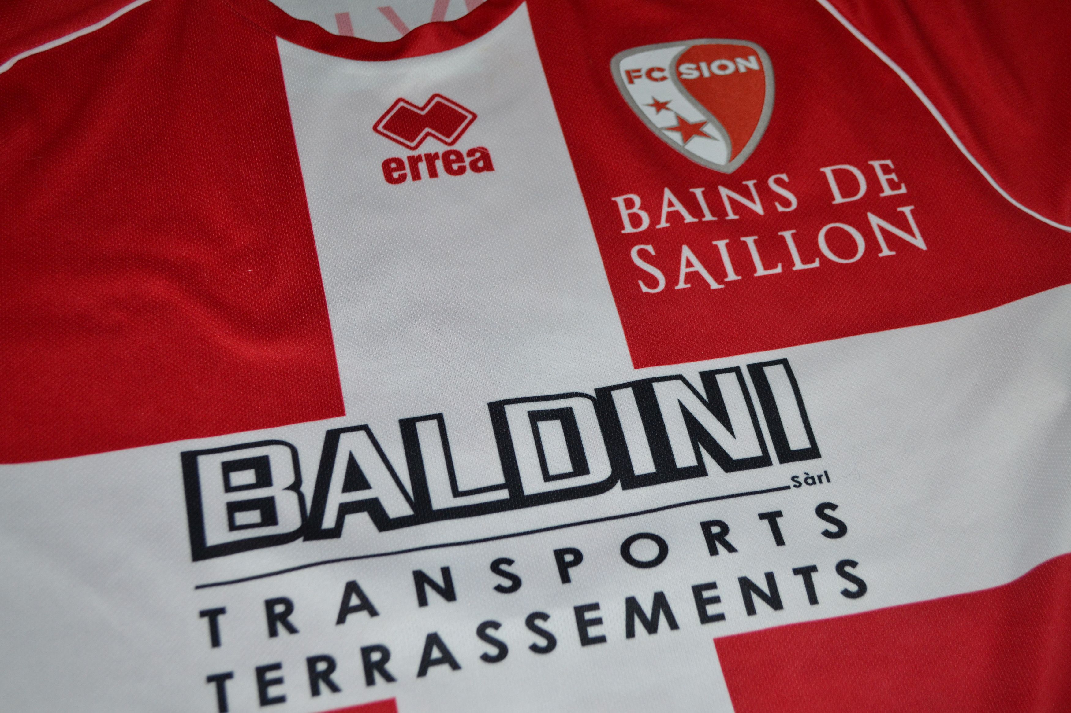 Errea FC Sion Away Shirt 2012 2013 Soccer Jersey Maillot Size US XL / EU 56 / 4 - 4 Thumbnail
