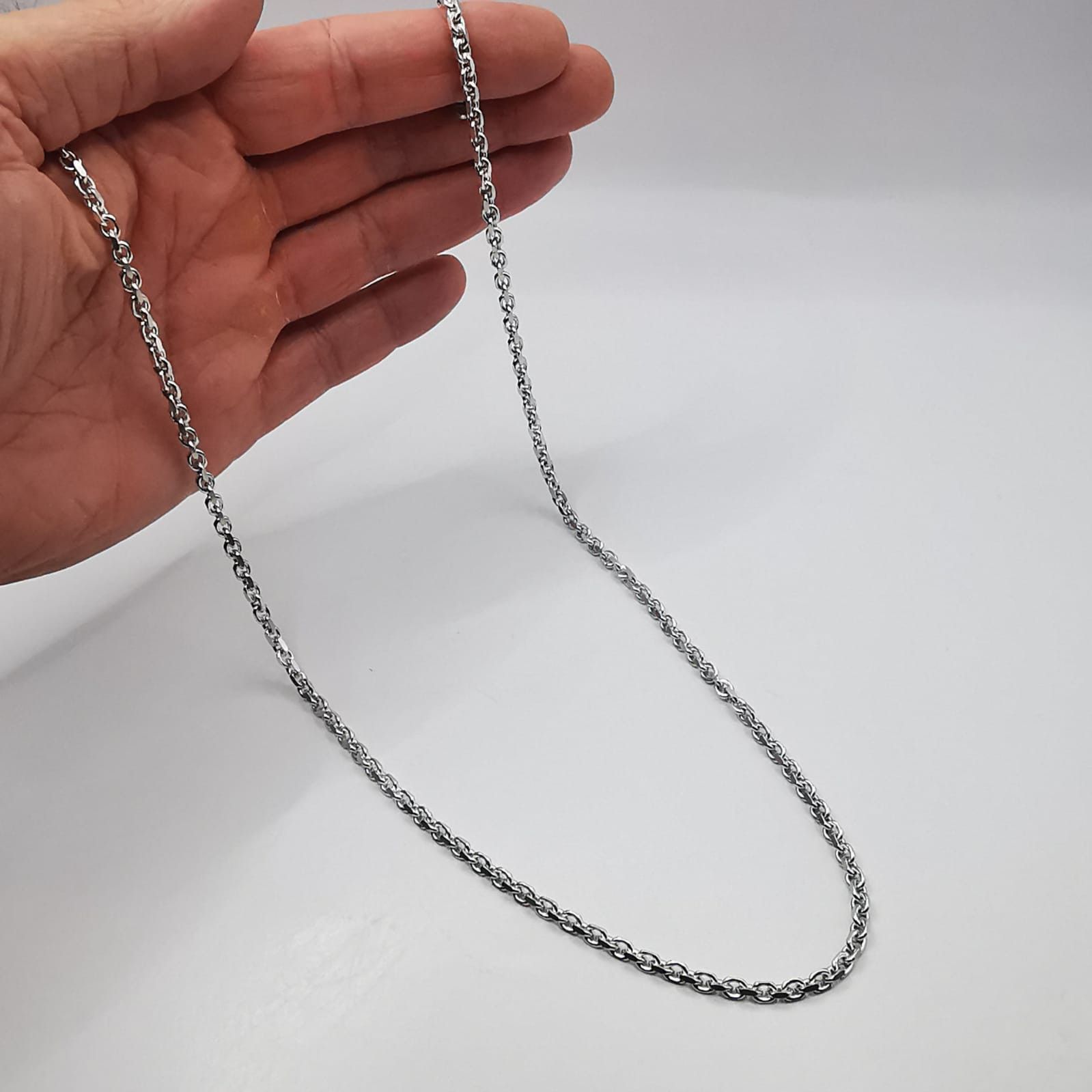 Sterling Silver Vintage Chain,925 Sterling Silver,Signed ,Handmade 26,45g Size ONE SIZE - 4 Thumbnail