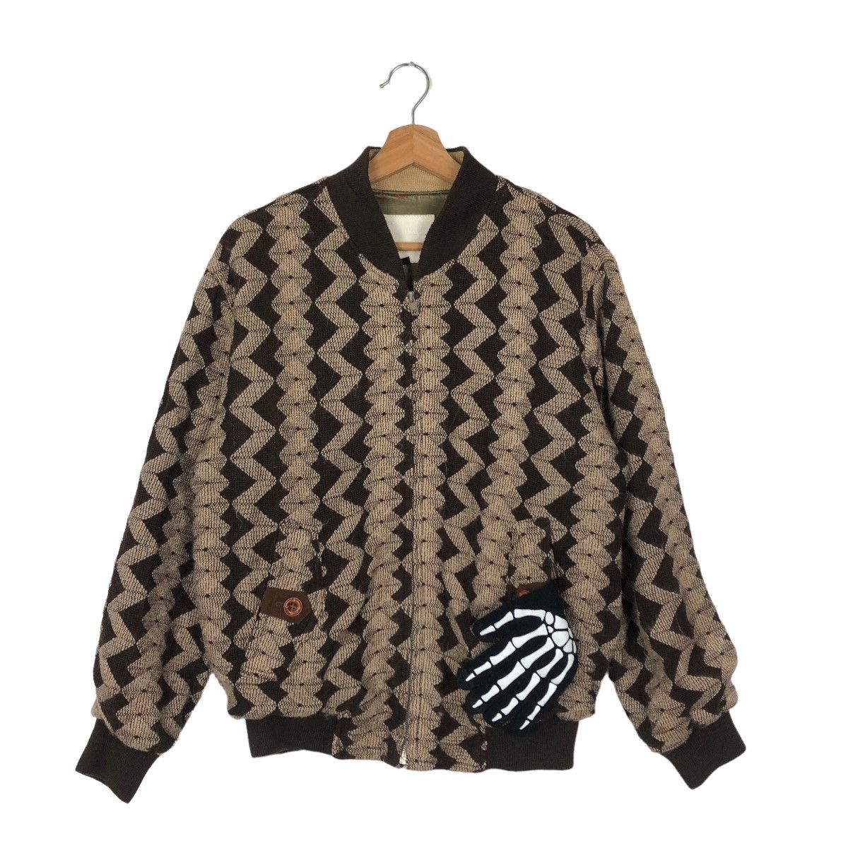Japanese Brand VINTAGE NAVAJO BOMBER JACKET NAVAJO ISSEY MIYAKE STYLE Size US M / EU 48-50 / 2 - 1 Thumbnail