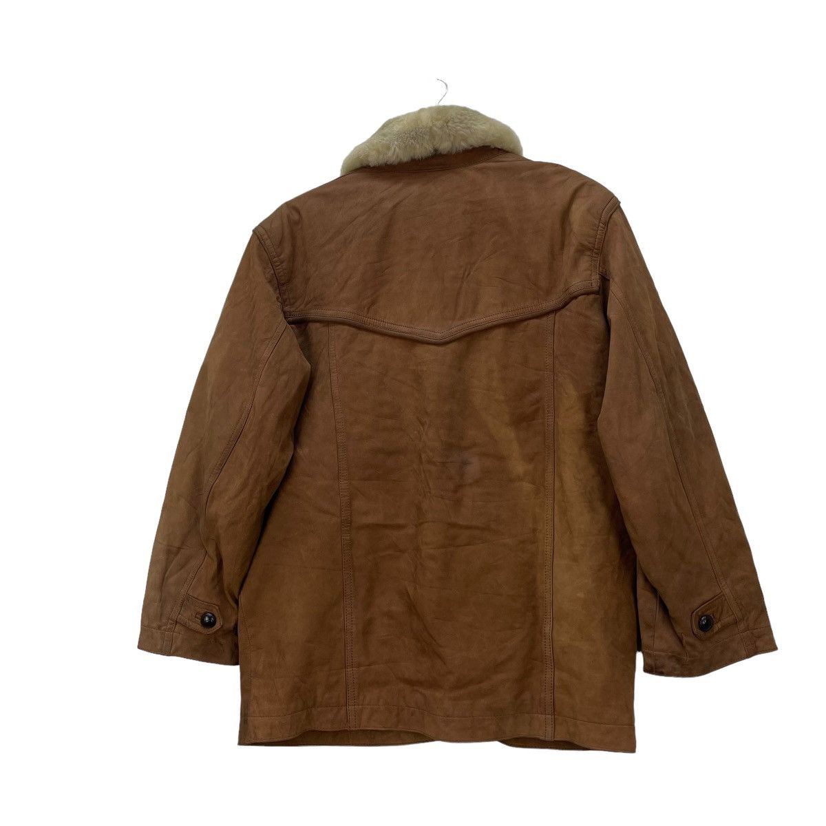 Genuine Leather × Japanese Brand Japanese Brand Present Cowhide Leather Jacket Size US M / EU 48-50 / 2 - 2 Thumbnail