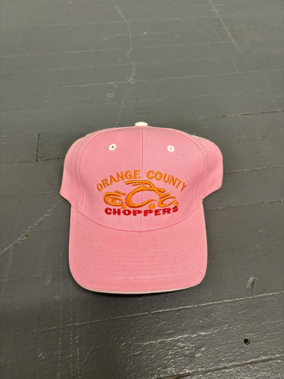 Vintage × West Coast Choppers Vintage orange country chopper hat Size ONE SIZE - 1 Thumbnail