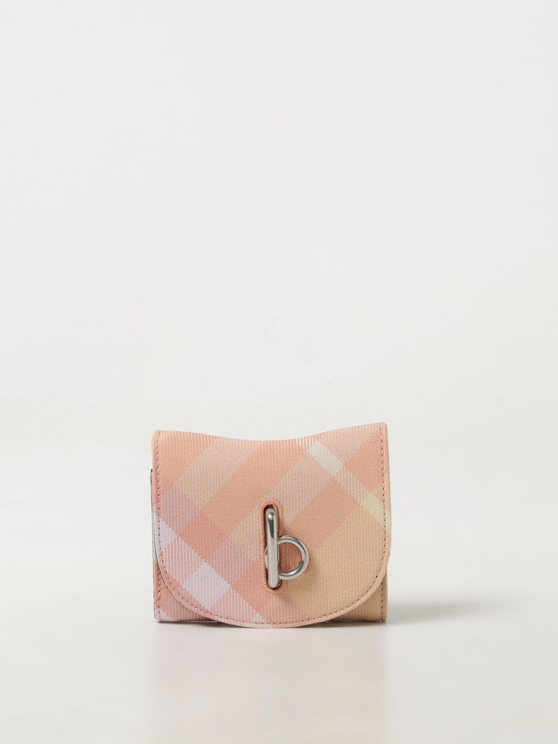 image of Burberry Wallet Woman Peach, Women's