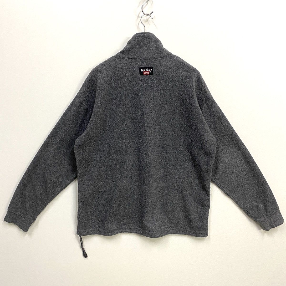 Vintage Vintage 90s Aprilia Fleece Quarter Zip Pullover Sweatshirt Size US L / EU 52-54 / 3 - 7 Thumbnail