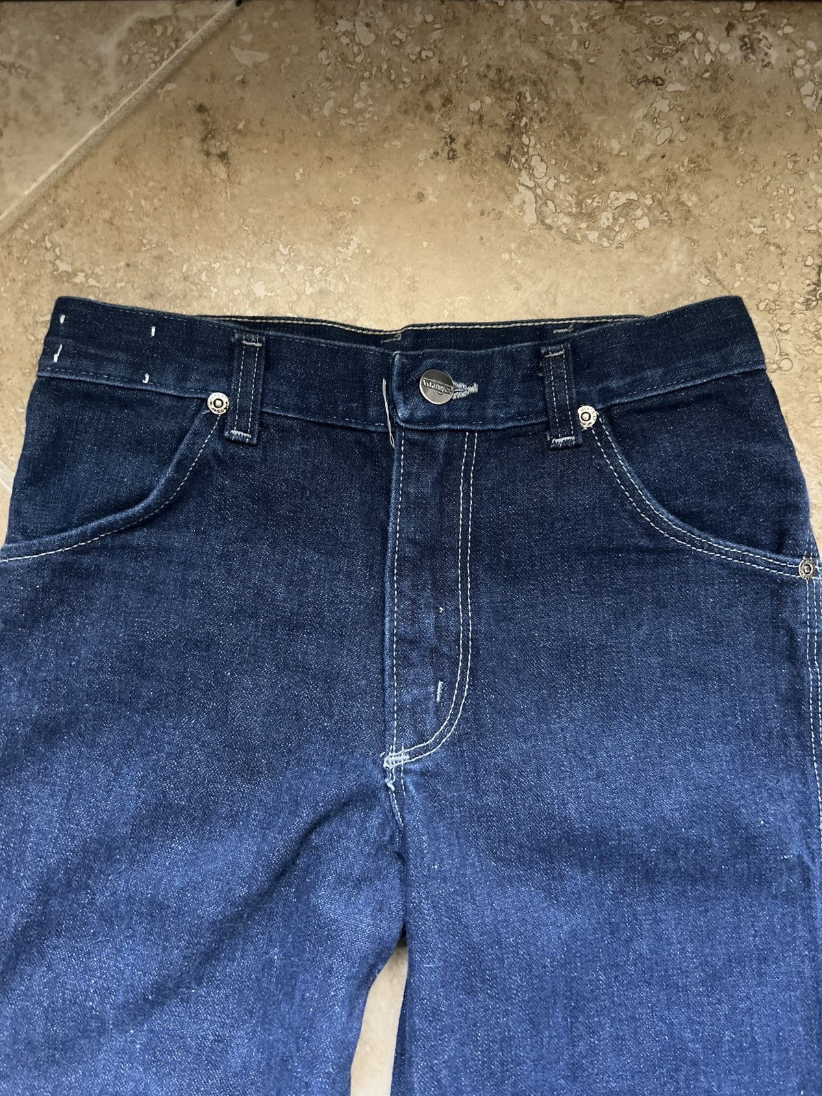 Vintage × Wrangler Vintage 70’s Wranglers Bootcut Jeans Size US 26 / EU 42 - 4 Thumbnail