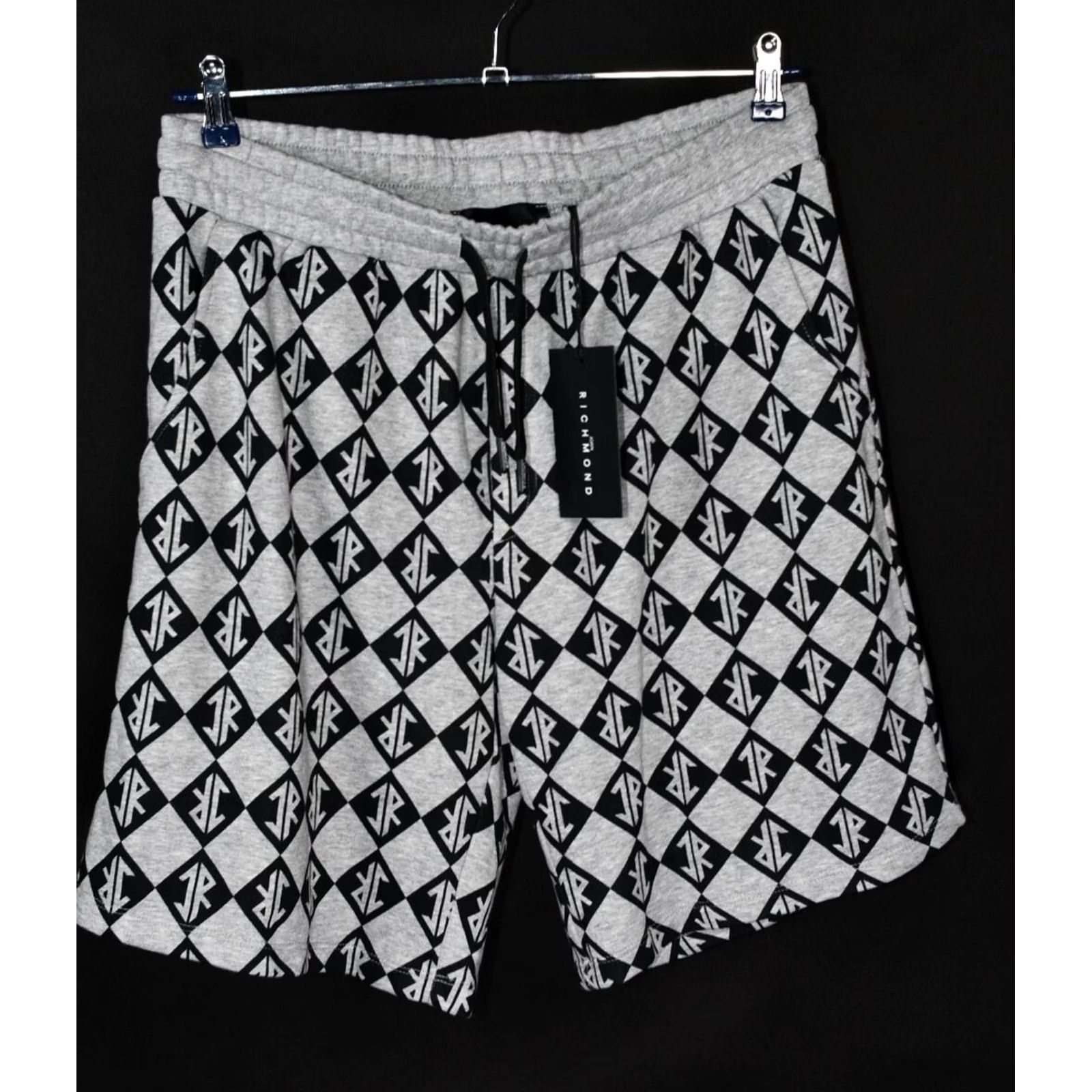 John Richmond John Richmond Bermuda Fleece Grey Melange Shorts 2XL Mens Bermuda Grey Melange Casual 90% Cotton 10% Viscose Size US 39 - 5 Thumbnail