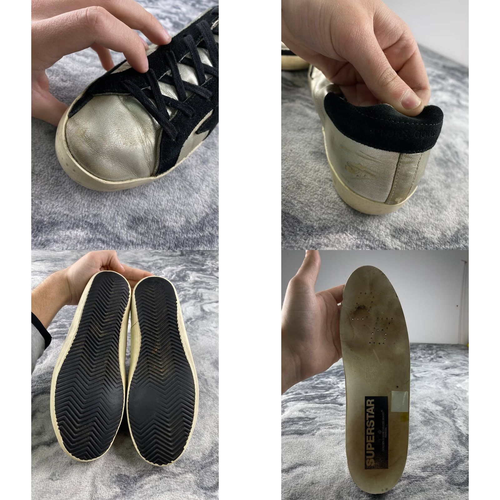Golden Goose Golden Goose Superstar Leather Trainers Women Size 40 White Sneaker Shoes Leather Upper Lining Insole Outsole Casual Walking 2024 Shoes Size US 10 / IT 40 - 10 Thumbnail