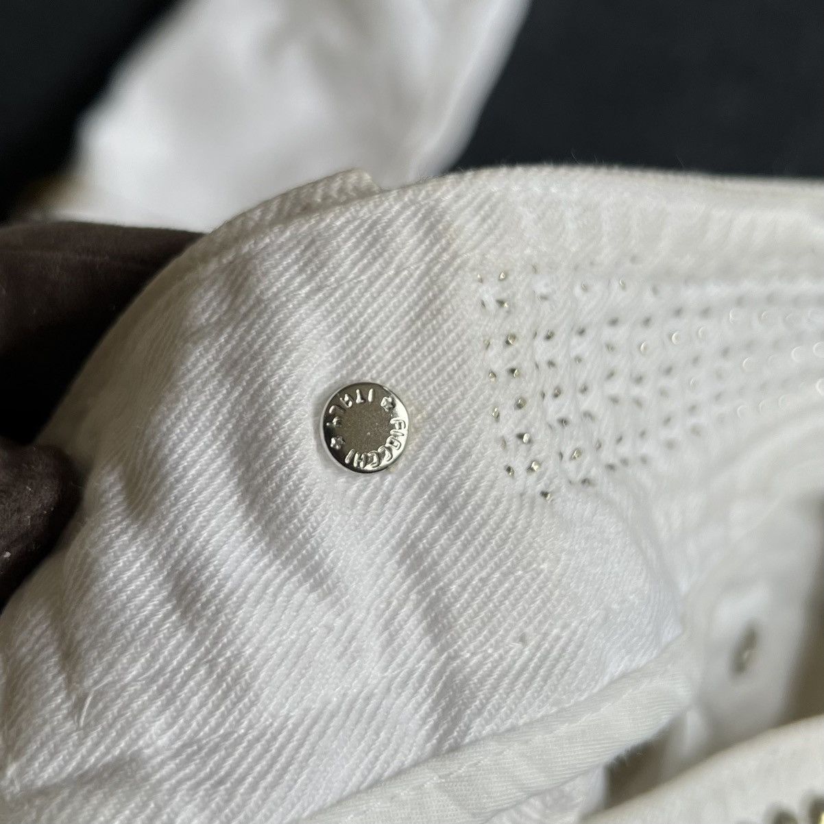 Dolce & Gabbana D&G Audacious Studded White Jeans 2000s Size US 29 - 7 Thumbnail
