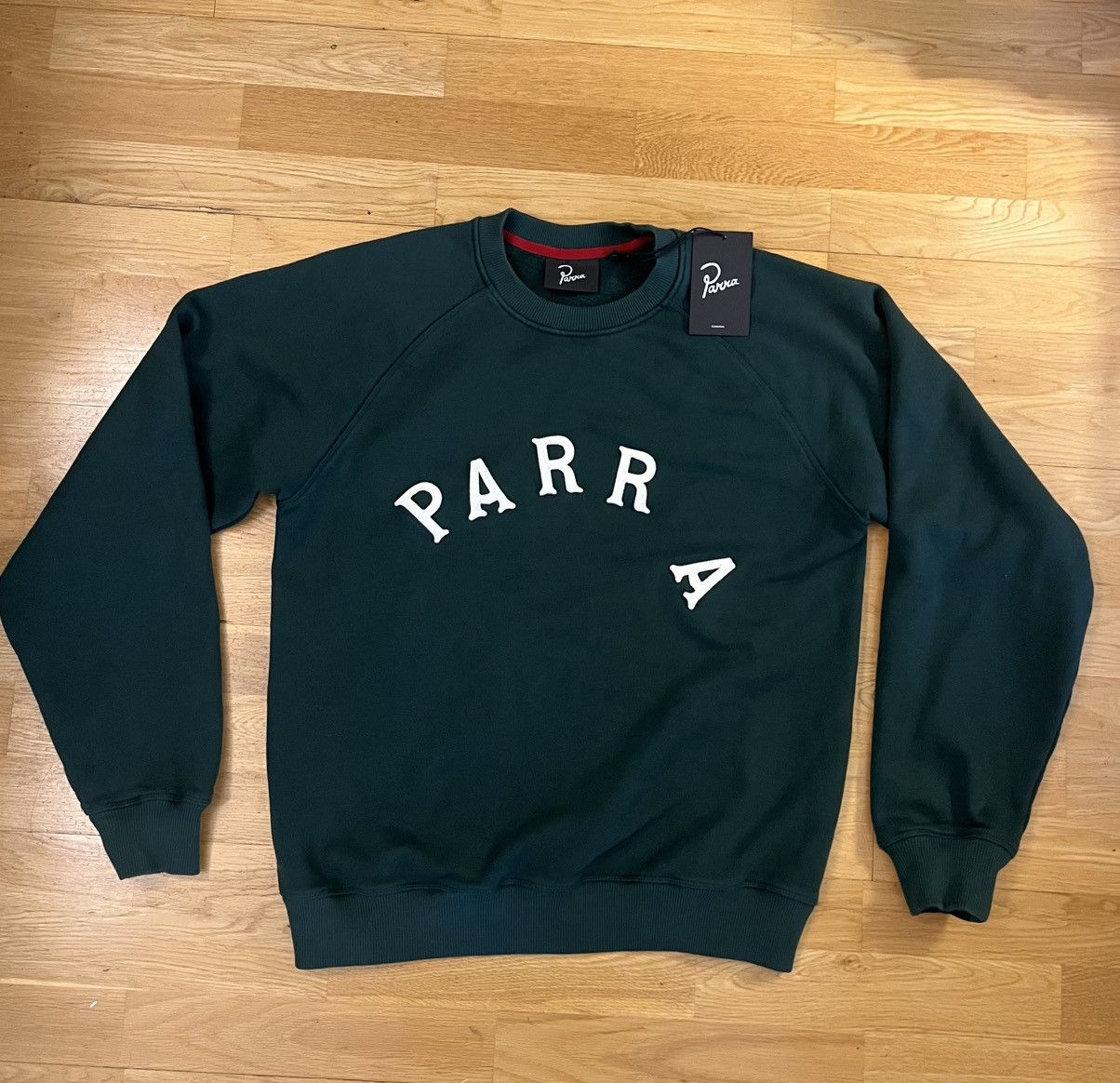 Parra Parra Drunk Parent 2026 Green crewneck sweater Size US S / EU 44-46 / 1 - 1 Thumbnail