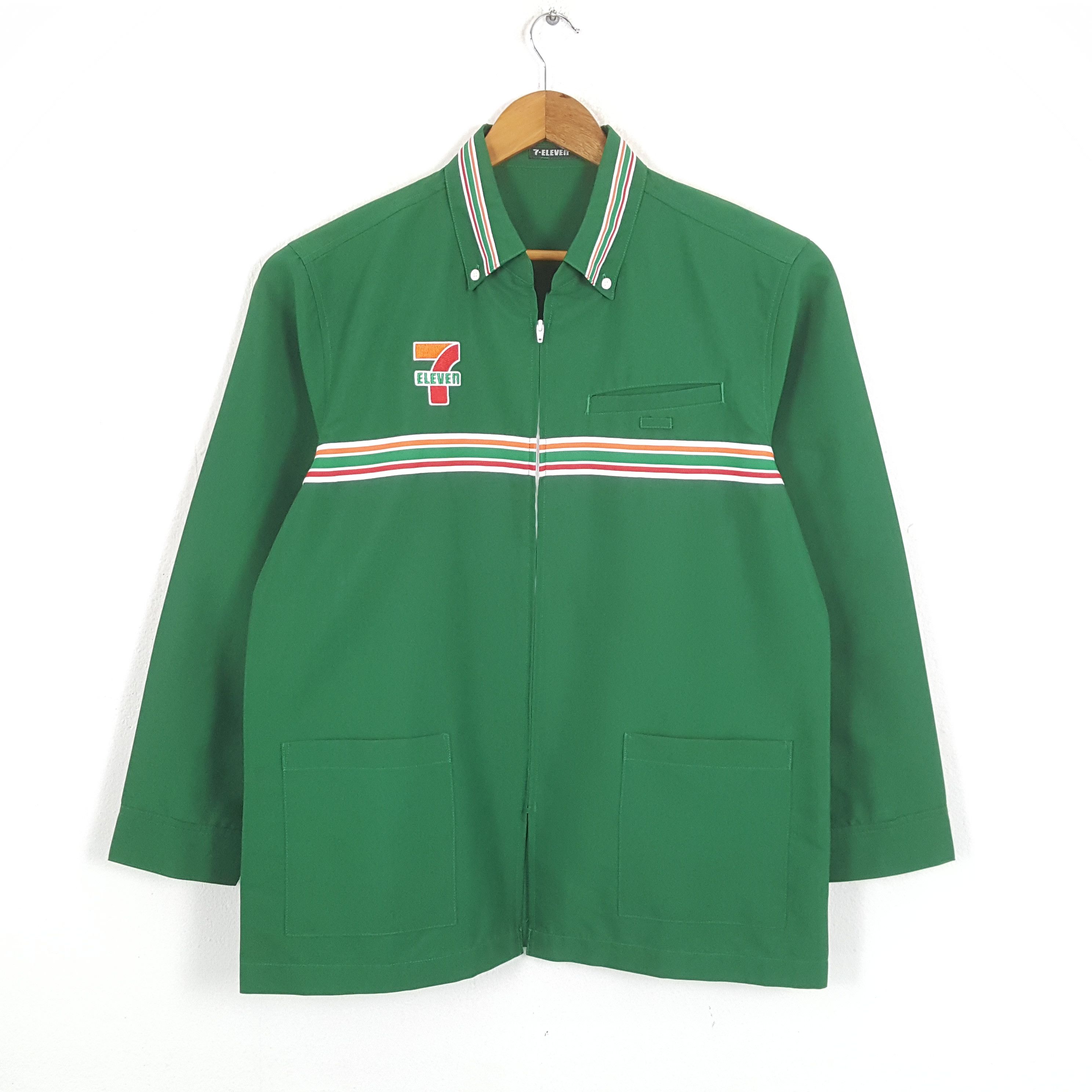 Japanese Brand × Vintage Vintage 7-ELEVEn Japanese Workers Uniform Jacket Size US L / EU 52-54 / 3 - 3 Thumbnail