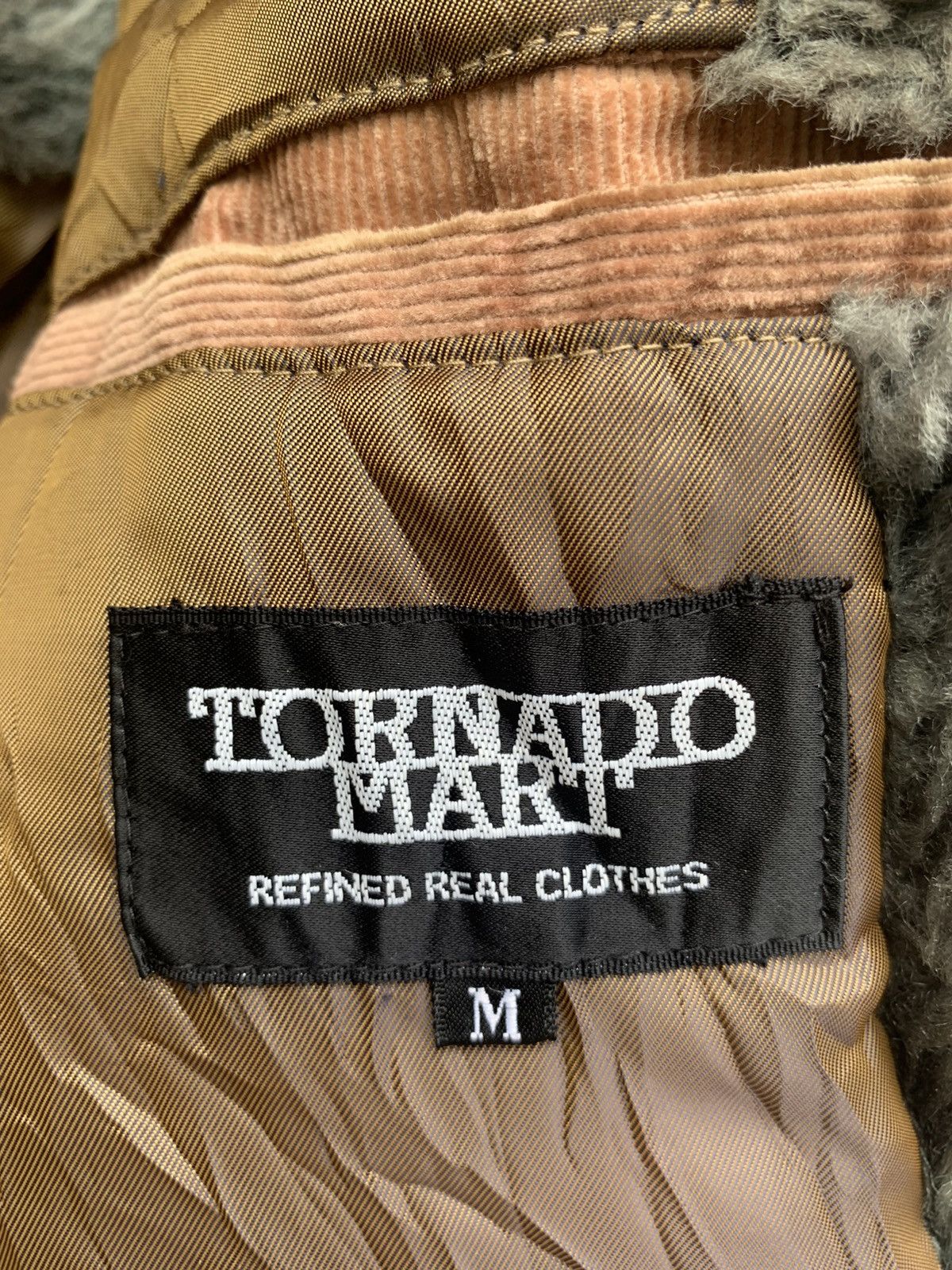 Tornado Mart Velour Corduroy Faux Fur