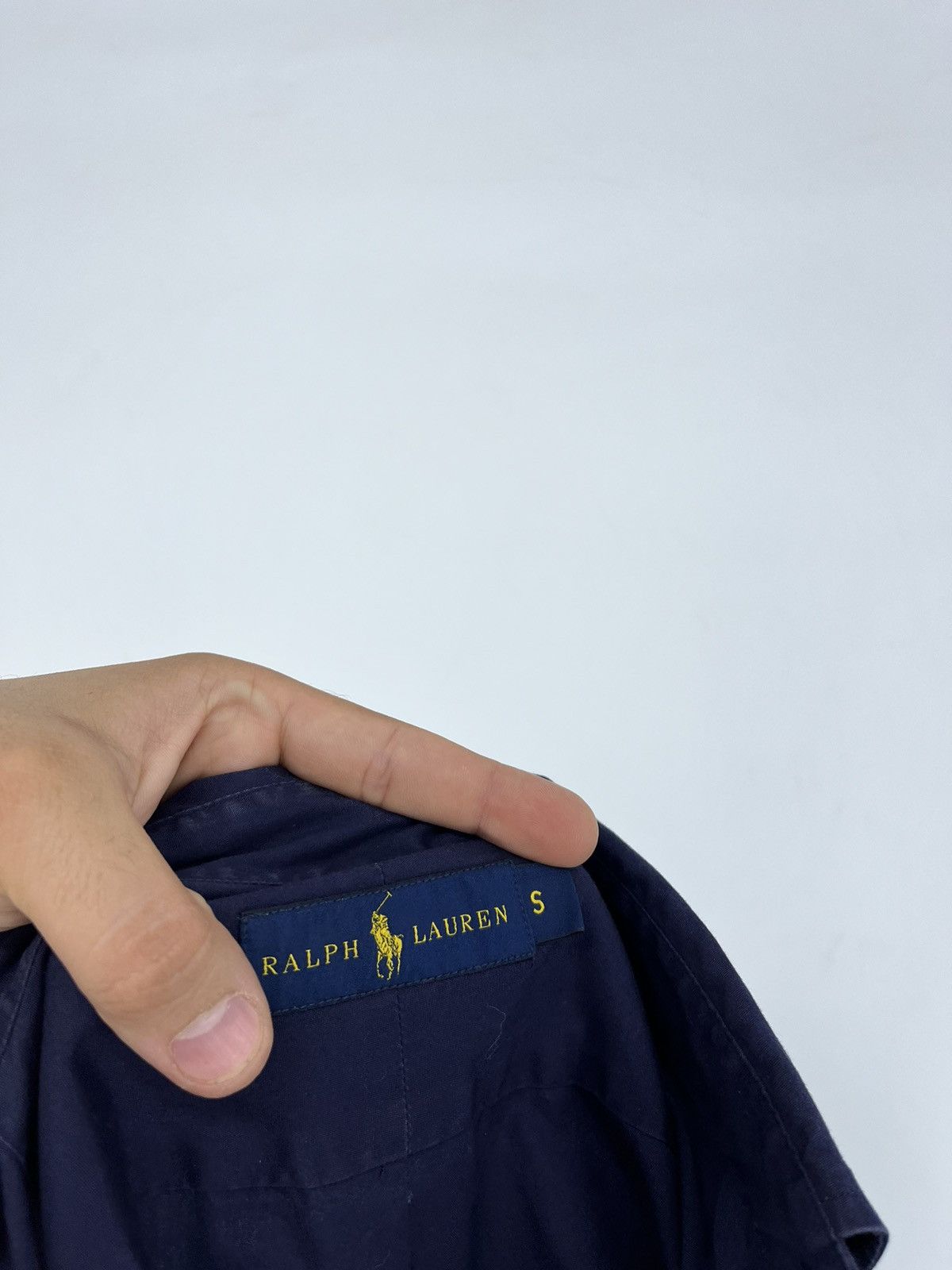Polo Ralph Lauren Vintage Navy Shirt Polo Ralph Lauren Size S Rare Size US S / EU 44-46 / 1 - 10 Thumbnail