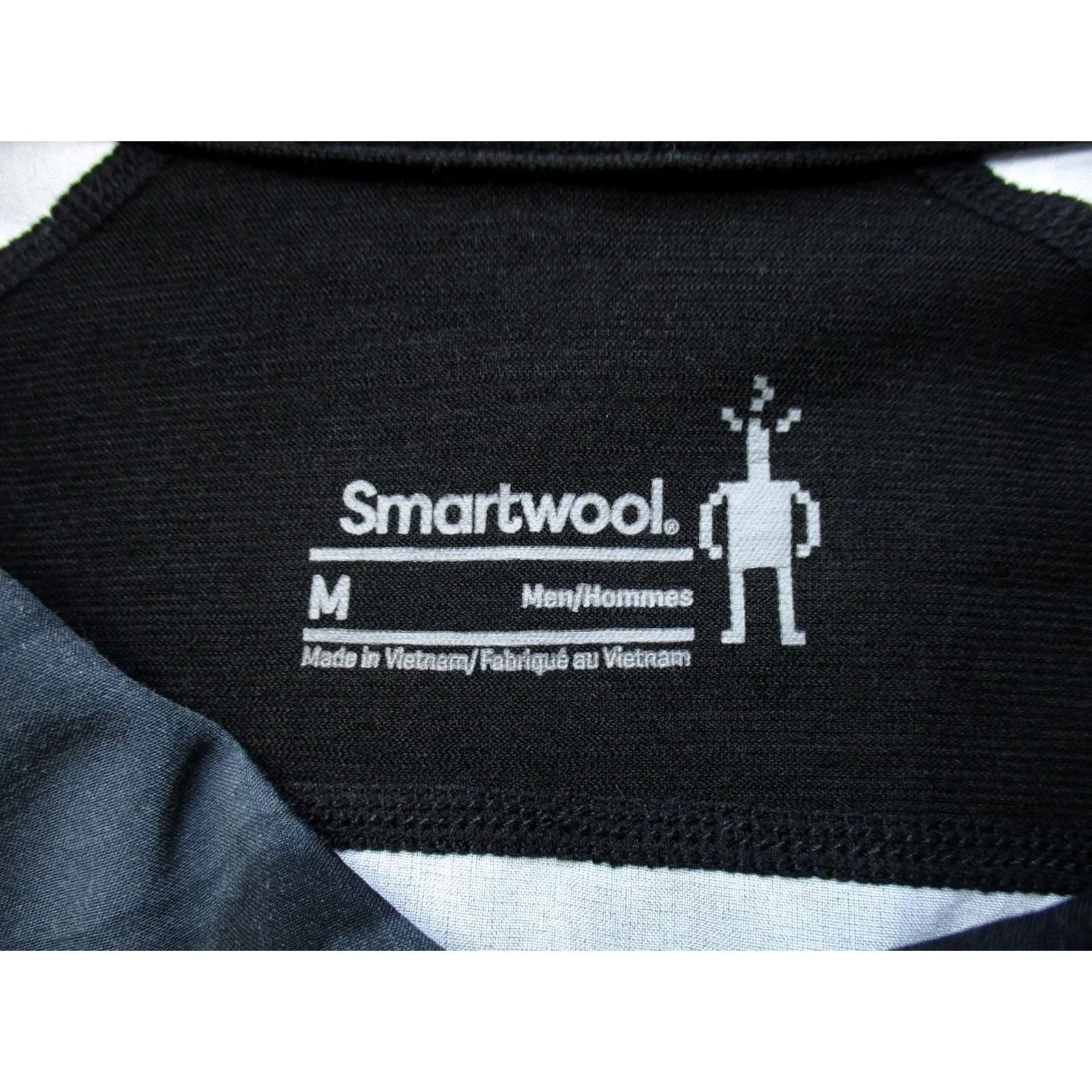 Smartwool Smartwool Shirt Mens Medium Black Stripe Short Sleeve Button Up Merino Casual Size US M / EU 48-50 / 2 - 4 Thumbnail