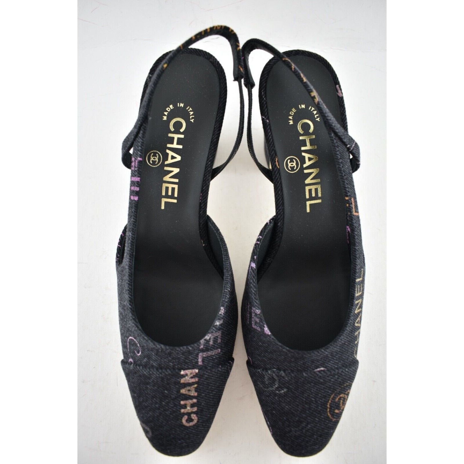 Chanel 22P Mademoiselle Coco Sling CC Slingback Sandal Heel 39 Size US 9 / IT 39 - 7 Thumbnail