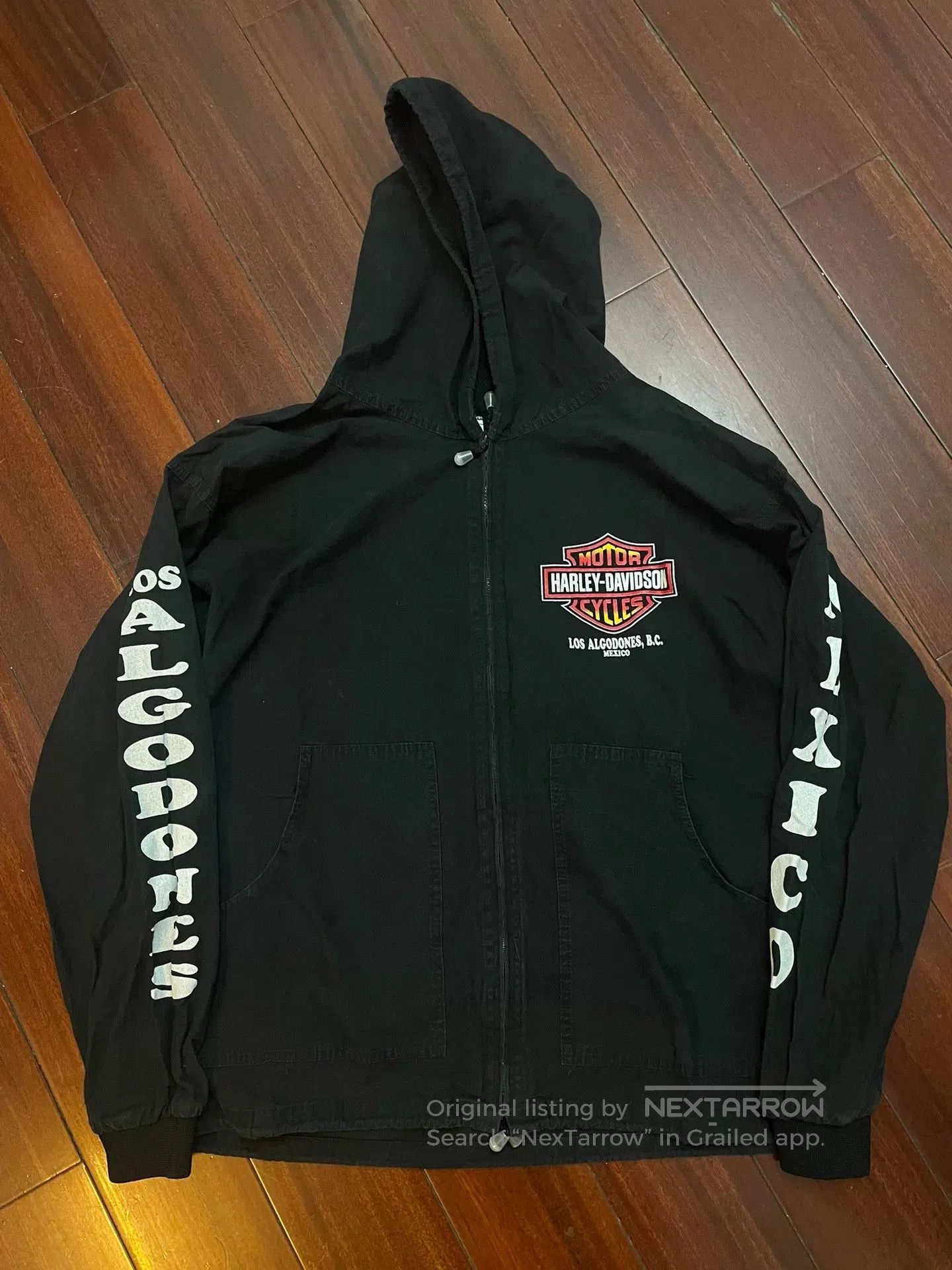 Vintage Vintage Harley Davidson Black Hoodie. Size US XS / EU 42 / 0 - 1 Thumbnail
