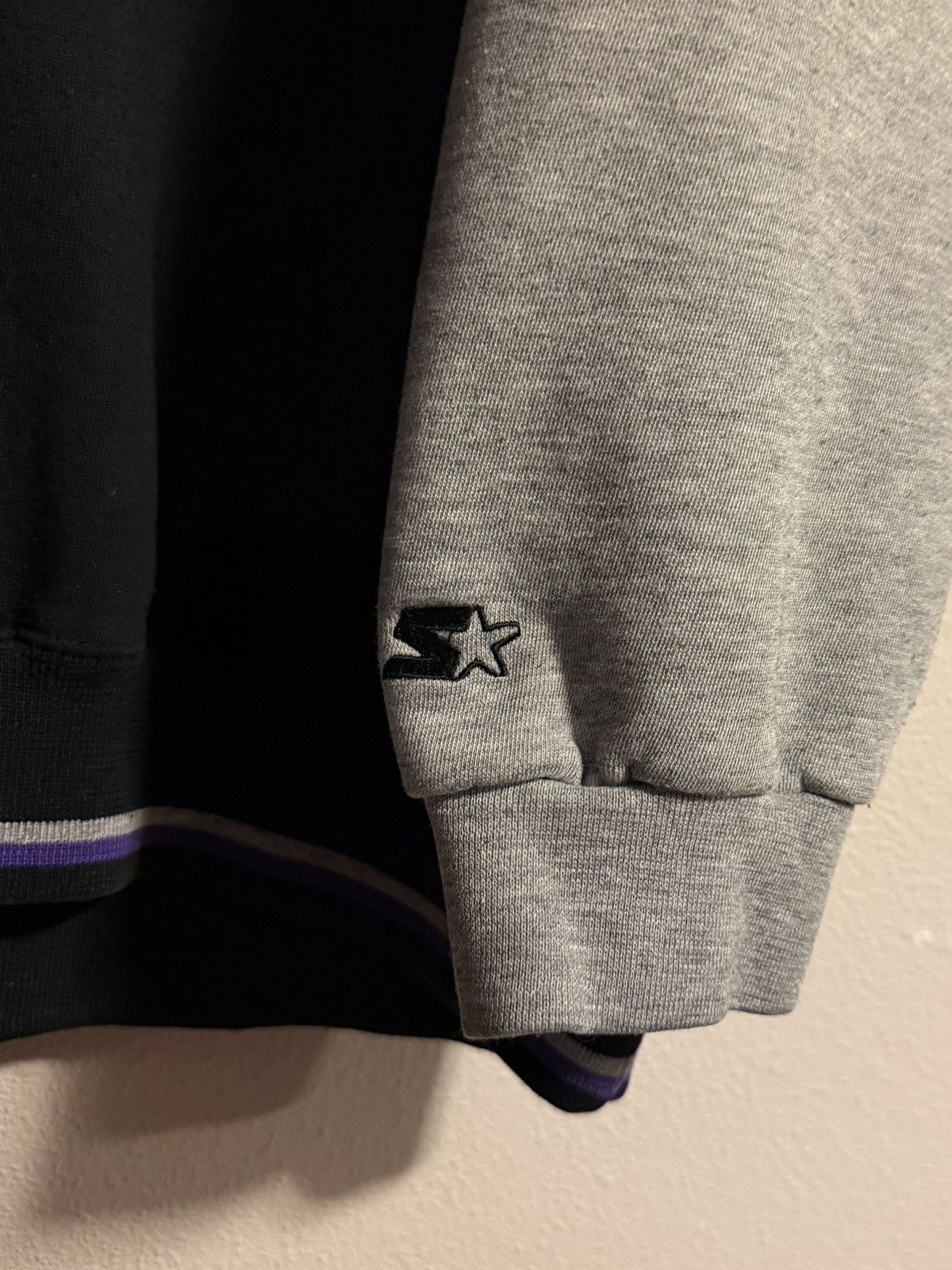 Starter vtg 90s Colorado Rockies two tone starter hoodie XL Size US XL / EU 56 / 4 - 2 Thumbnail
