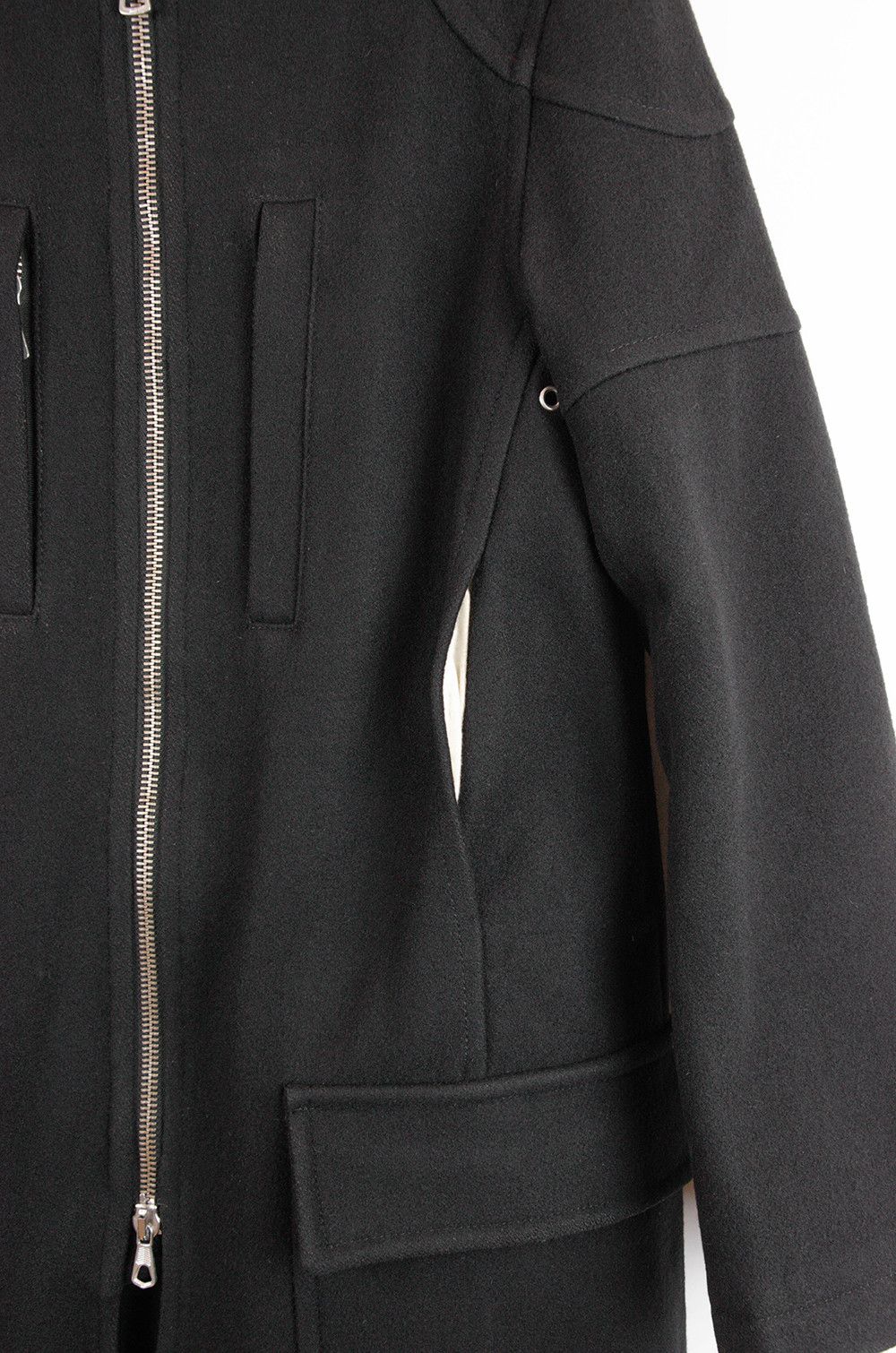Dsquared2 Dsquared2 Italian Wool Long Coat Black IT48 Size US M / EU 48-50 / 2 - 10 Thumbnail