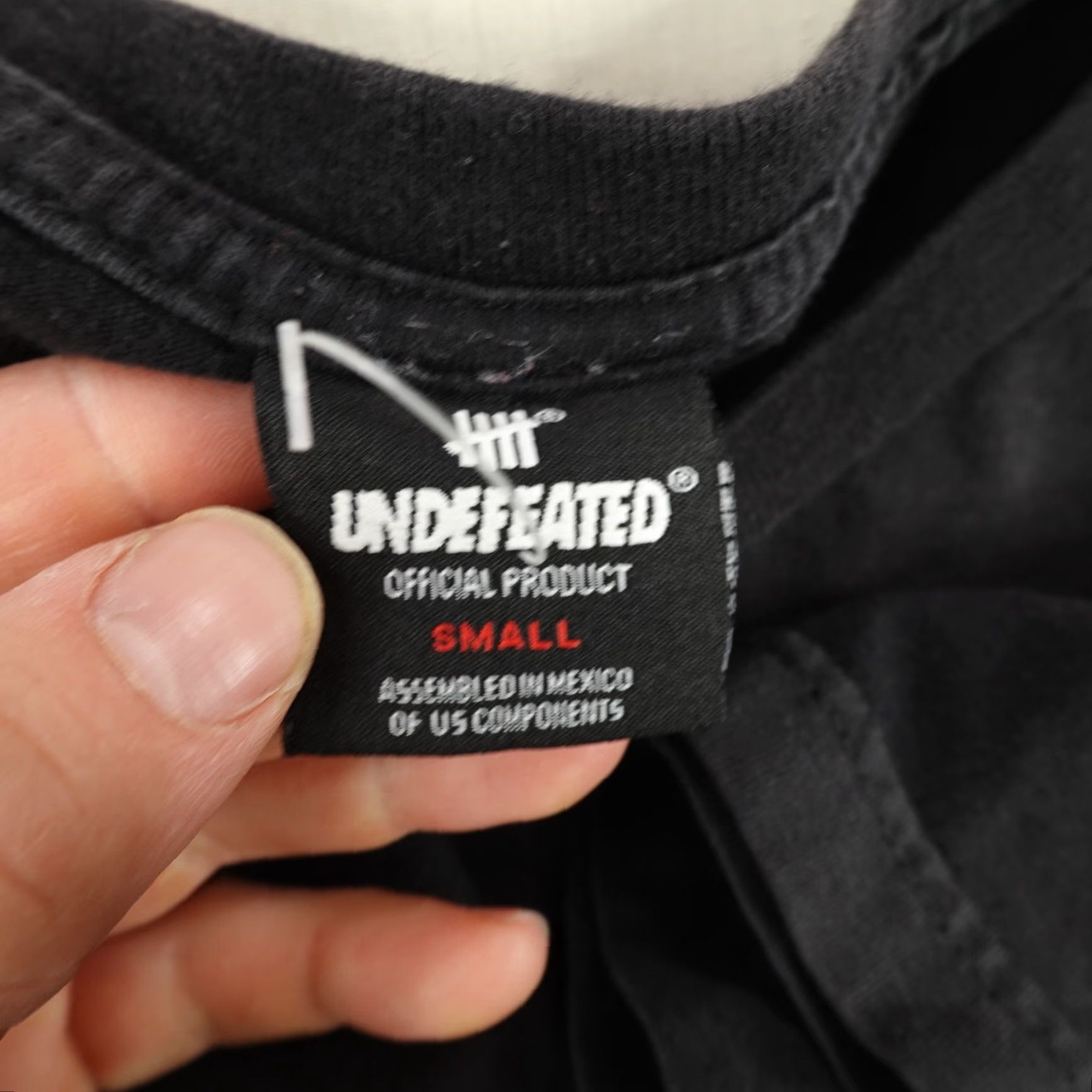 Undefeated Undefeated T-Shirt Mens Small Crew Neck Black Graphic Print Streetwear Skater Tee Urban 2020s Size US S / EU 44-46 / 1 - 7 Thumbnail