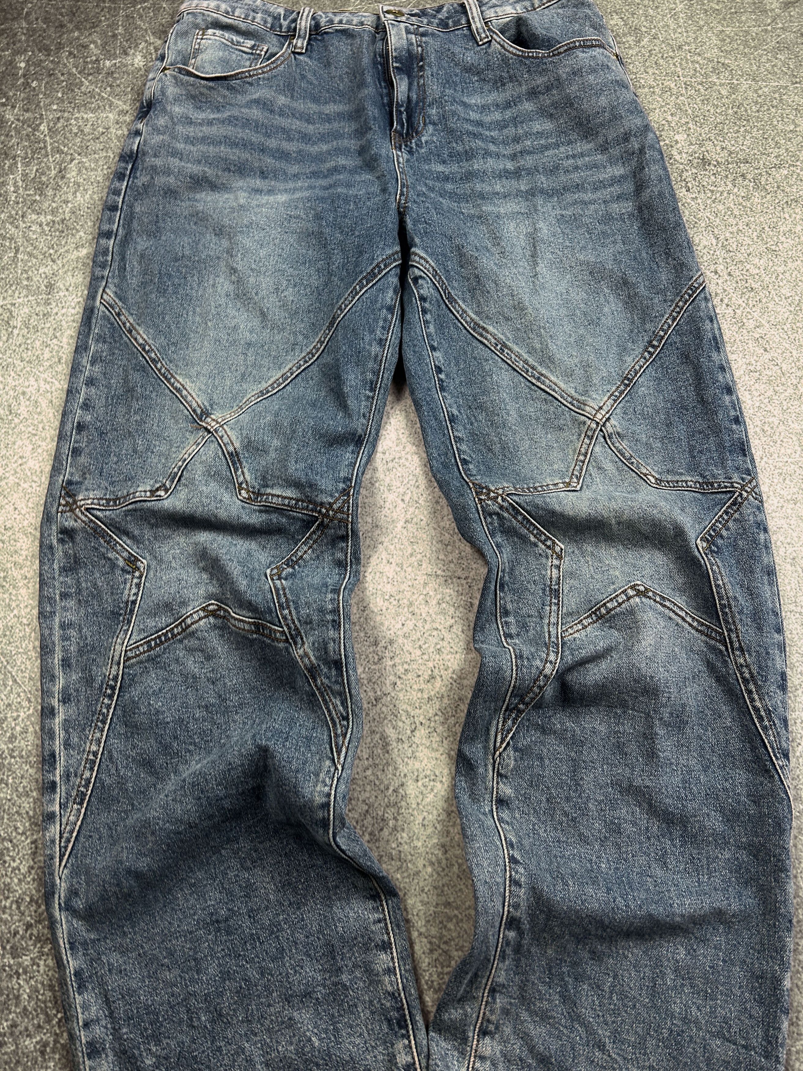 Japanese Brand VINTAGE 💥HYSTERIC GLAMOUR EVISU STYLE STAR JEANS 90S Size US 32 / EU 48 - 2 Thumbnail