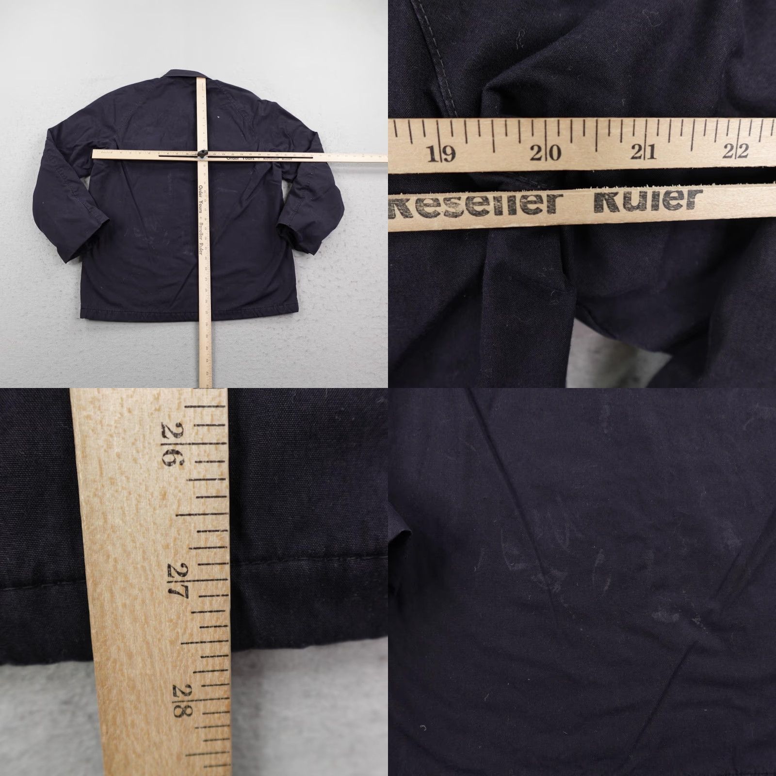 Vintage VINTAGE Navy Jacket Mens 38R Dark Blue Submarine Officer Coat 70s Navy Size US XXS / EU 40 - 8 Thumbnail
