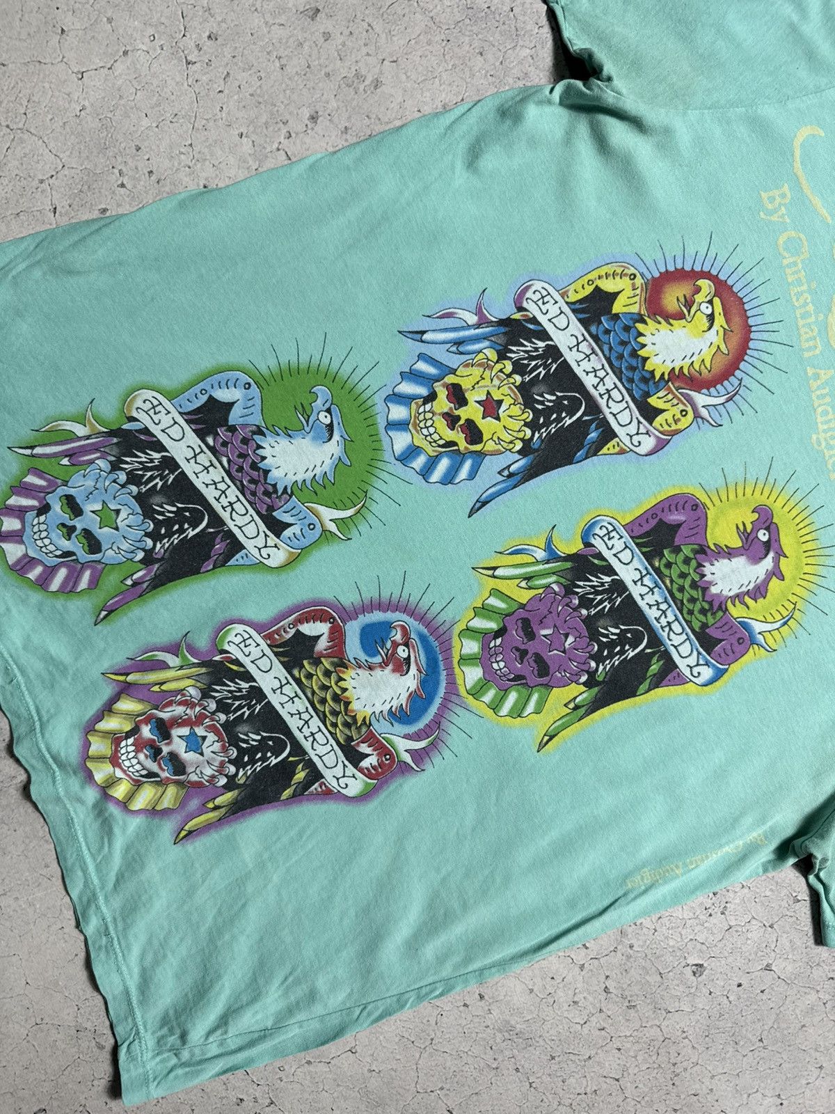 Ed Hardy Ed Hardy by Christian Audigier Big Logo T-Shirt Size M Size US M / EU 48-50 / 2 - 5 Thumbnail