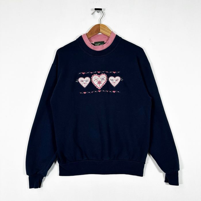 Embroidered Heart Logo Sweater