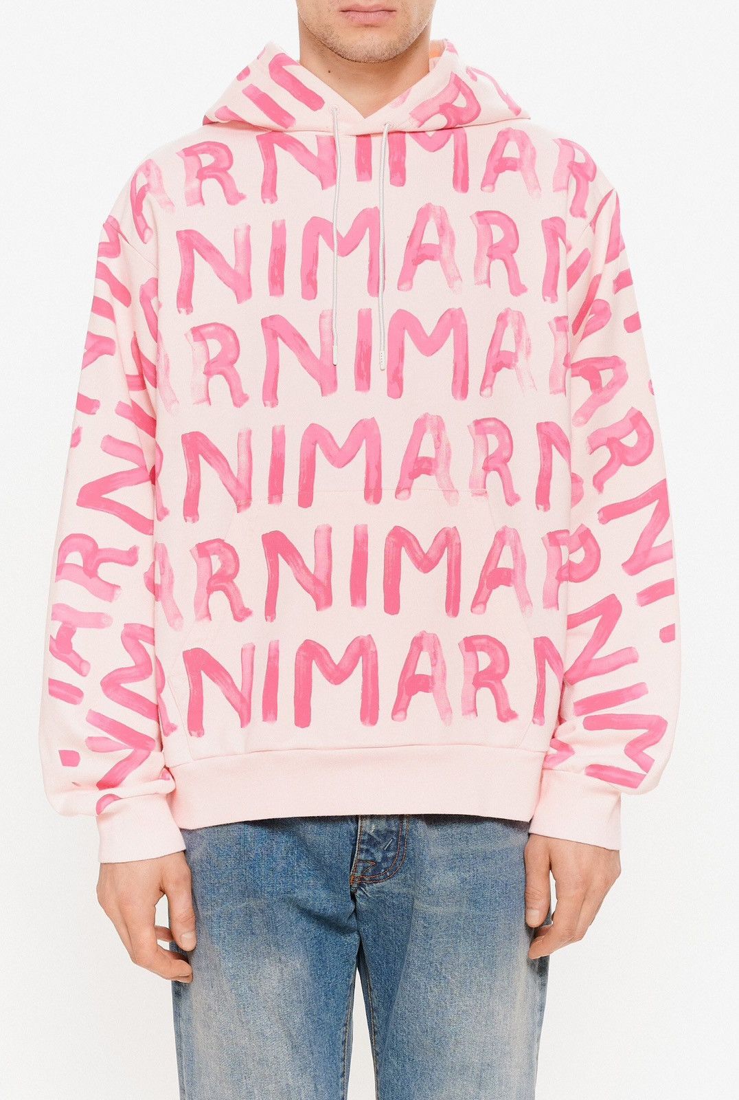 Marni Last Size Marni All Over Logo Printed Hoodie Size US M / EU 48-50 / 2 - 5 Thumbnail