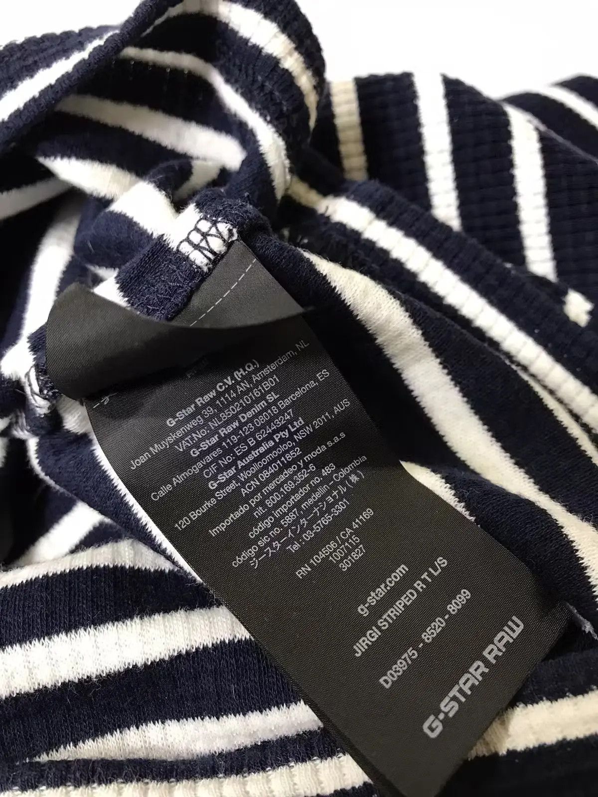 G-Star G Star Raw striped long sleeve t-shirt Size US S / EU 44-46 / 1 - 6 Thumbnail