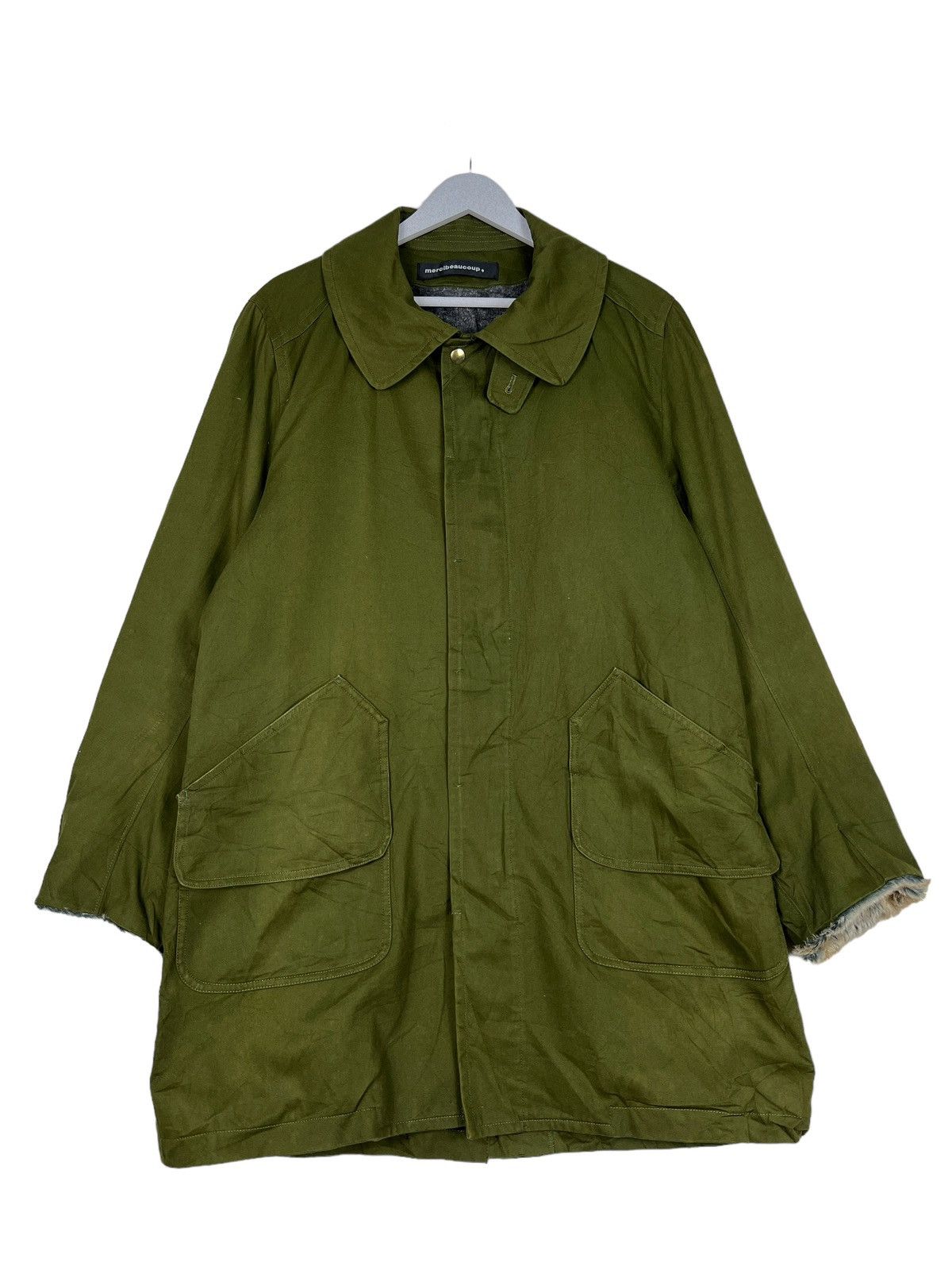 Issey Miyake 🔥 MERCIBEAUCOUP FAUX FUR LINING PARKAS Size US M / EU 48-50 / 2 - 3 Thumbnail