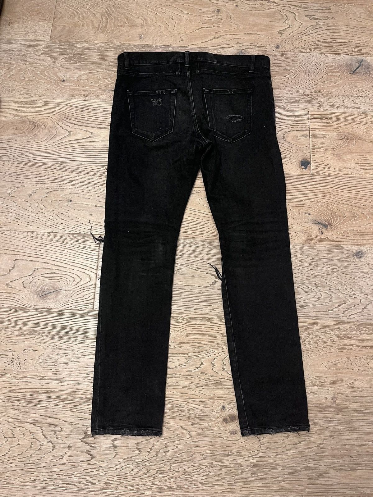 Saint Laurent Paris slp black crash denim hedi slimane Size US 32 / EU 48 - 2 Thumbnail