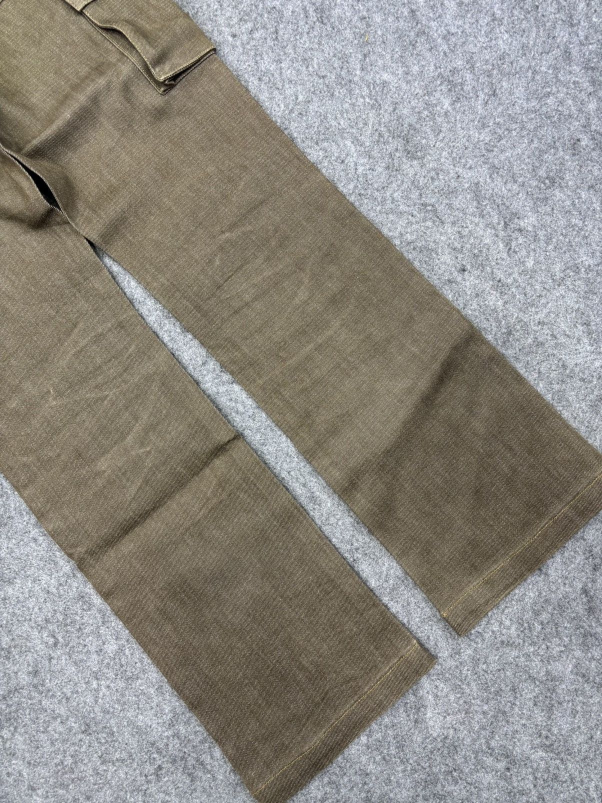 Designer INED Homme Super Japanese Designer Flare Cargo Denim F737 Size US 30 / EU 46 - 10 Thumbnail
